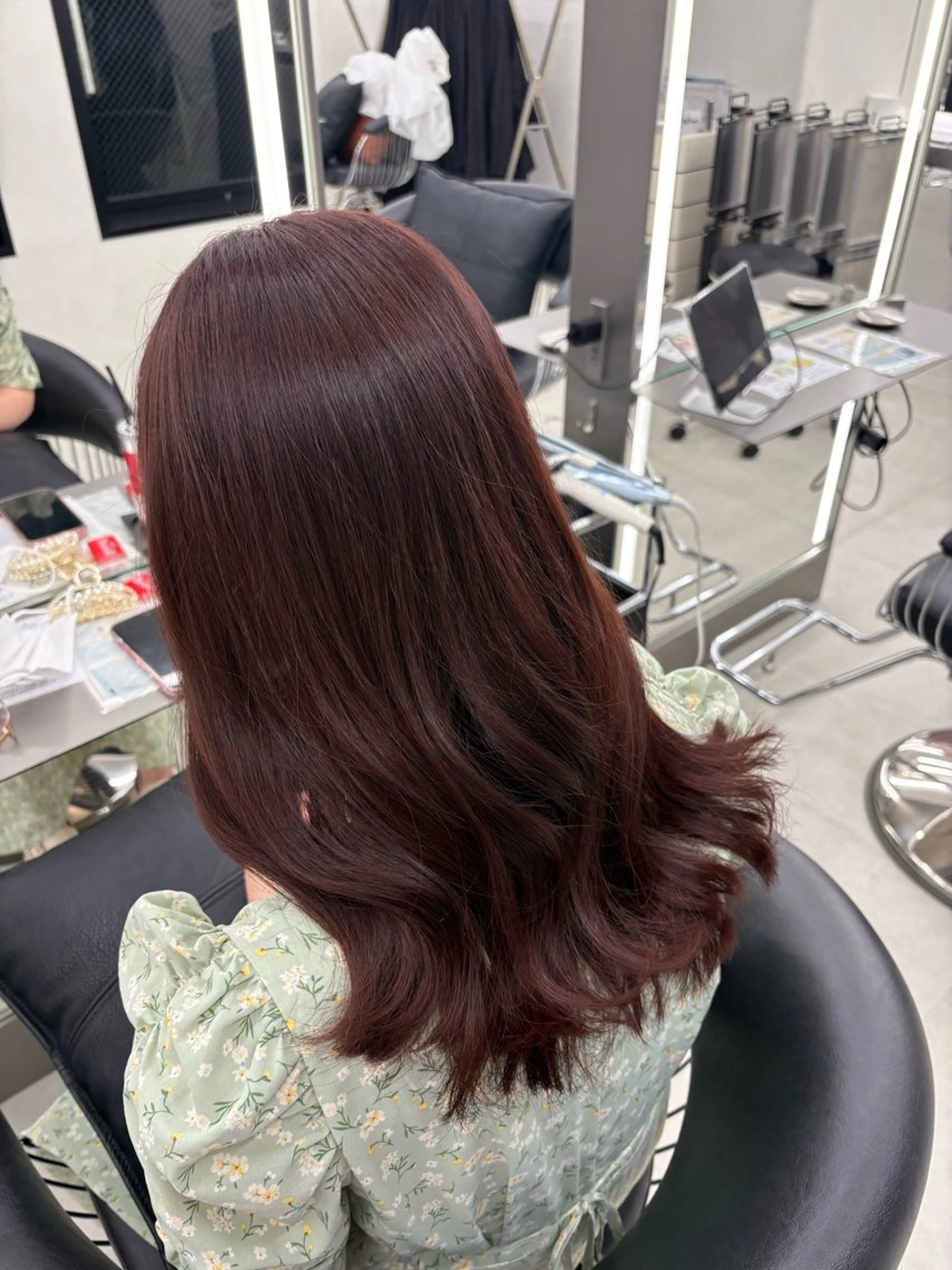 ☺︎ワンカラー&トリートメント☺︎お悩みに合わせたAujuaうる艶トリートメント付き✨ヘアセット付き🎀の写真