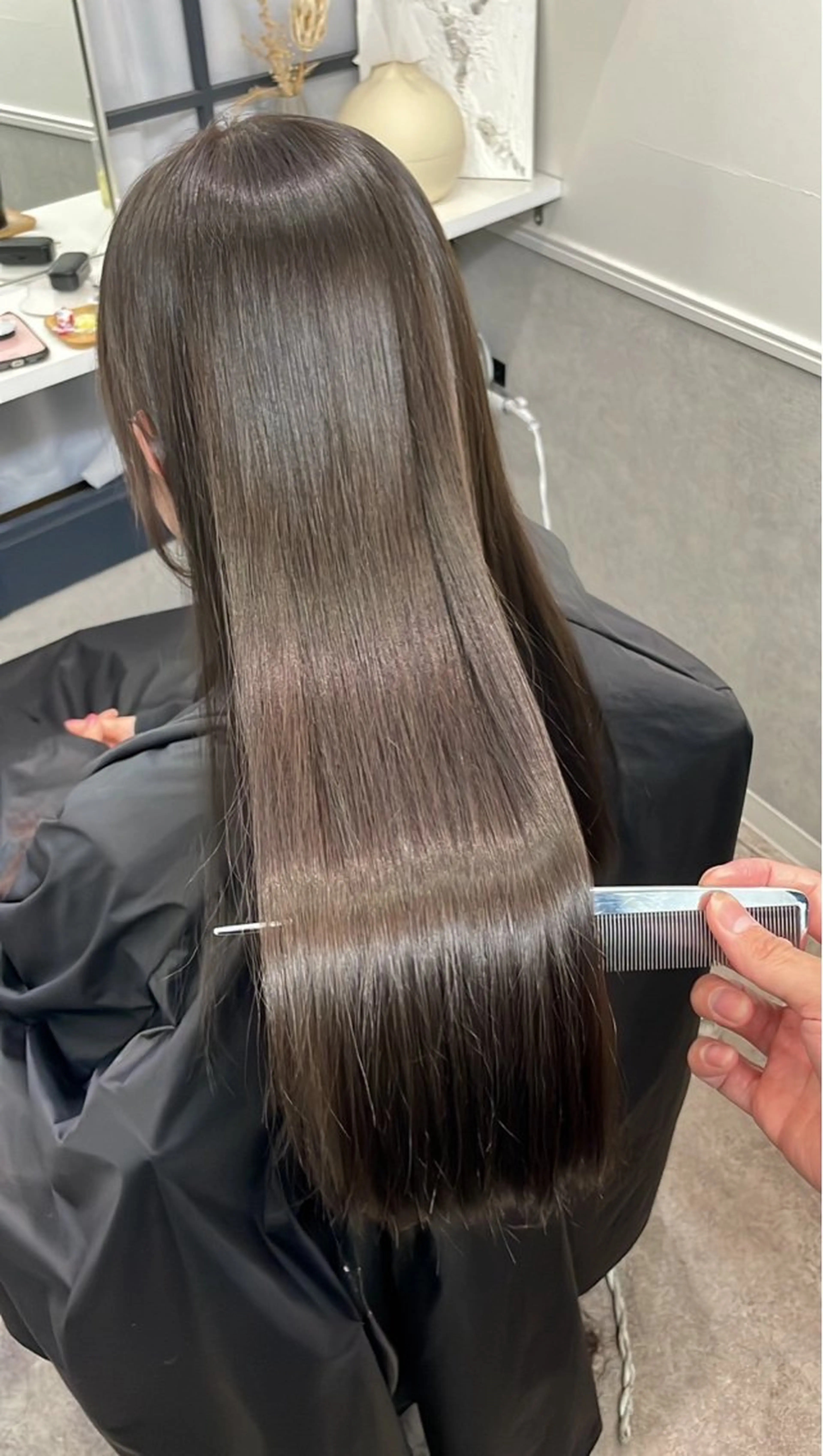 ロング ヘアカラー ヘッドスパ soigne 表参道【ソワネ】所属・艶髪🩰透明感カラー 🫧あやみのヘアスタイル