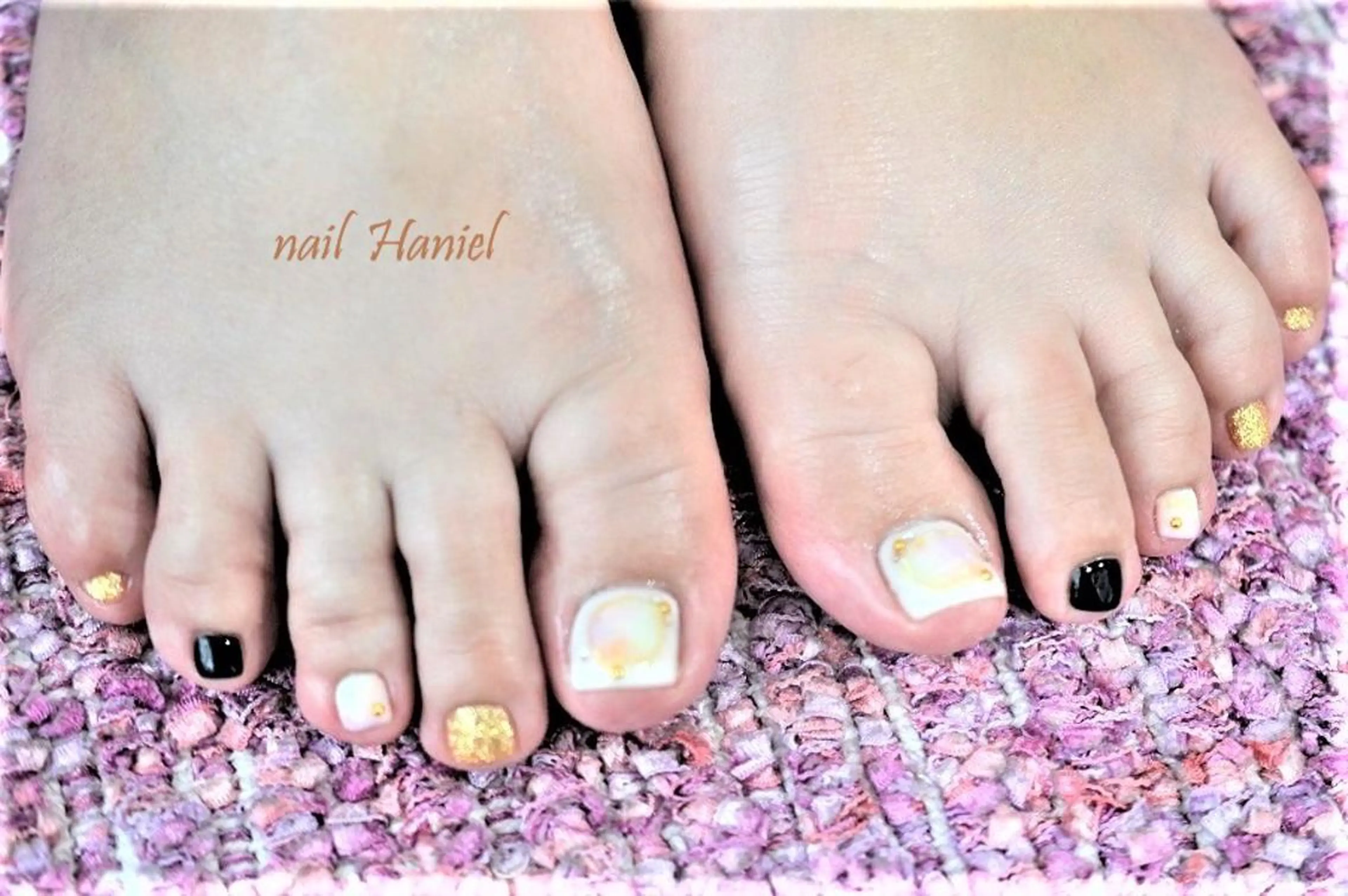 ネイル フットネイル ジェルネイル nail Haniel所属・半蔵門サロンハニエル 魅神 ちよのネイルデザイン