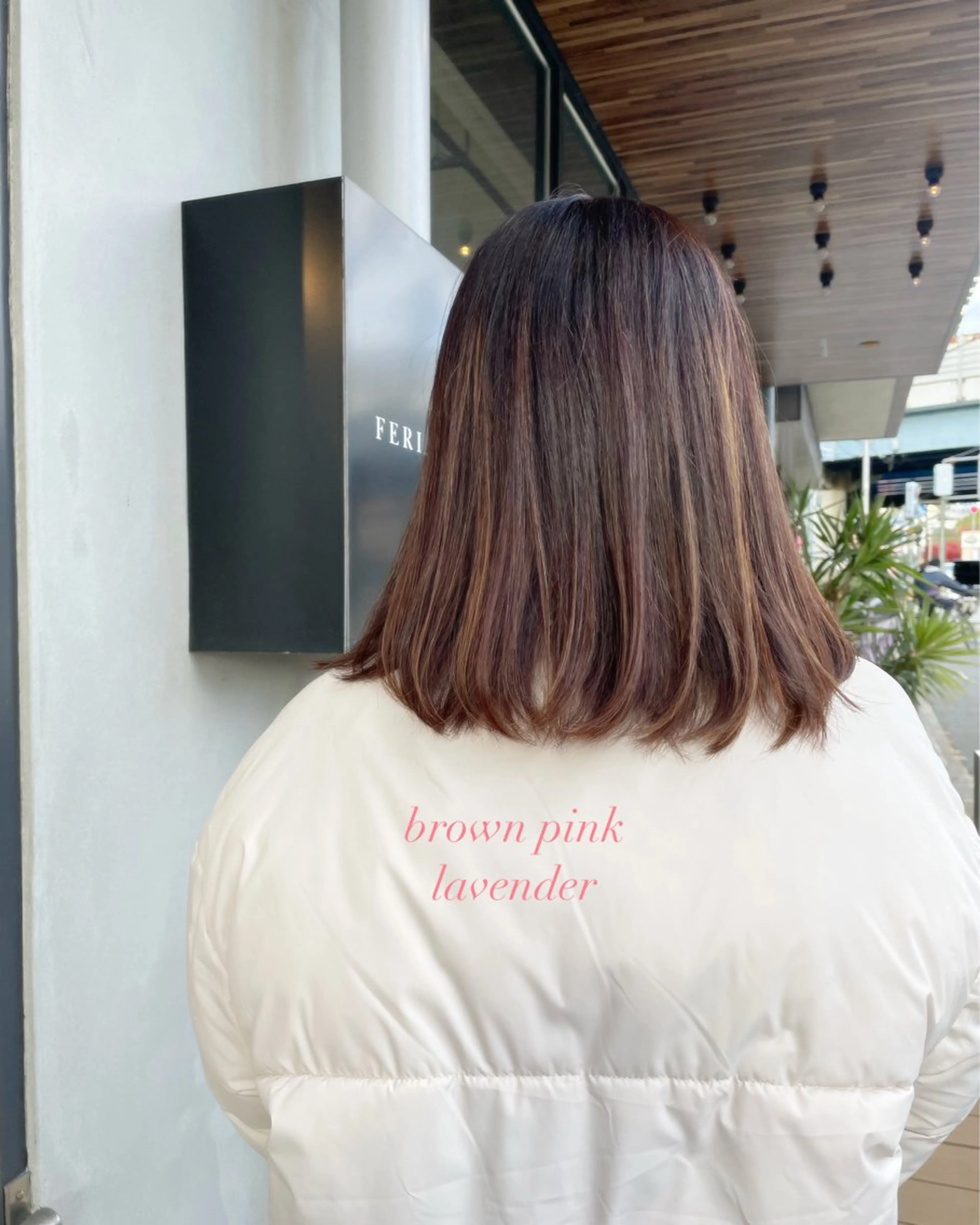 ミディアム カラー ヘアカラー FERIA桃山台🍑 𝕄𝕖𝕘𝕦のヘアスタイル