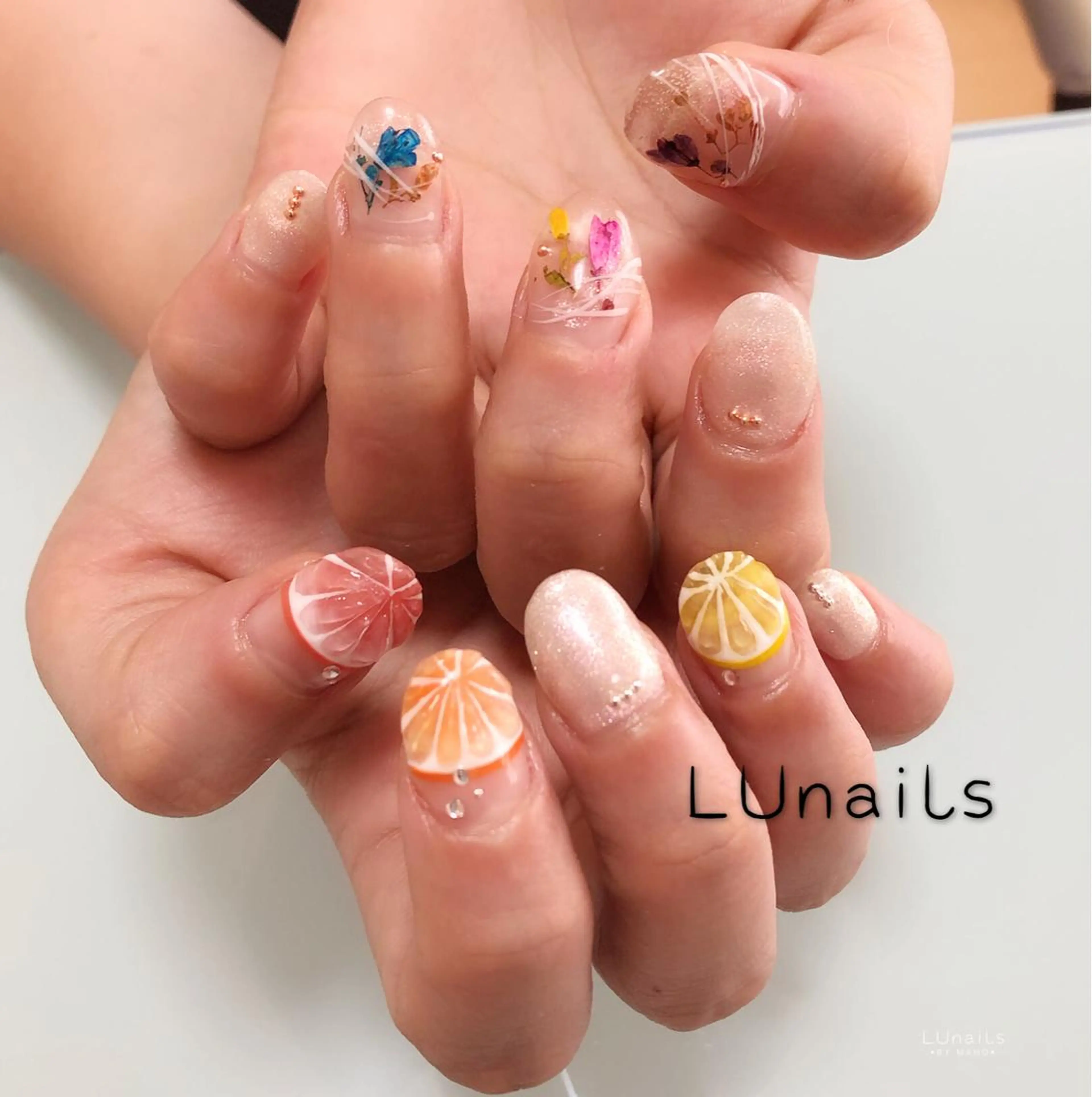 ネイル LUnails MAHOのネイルデザイン