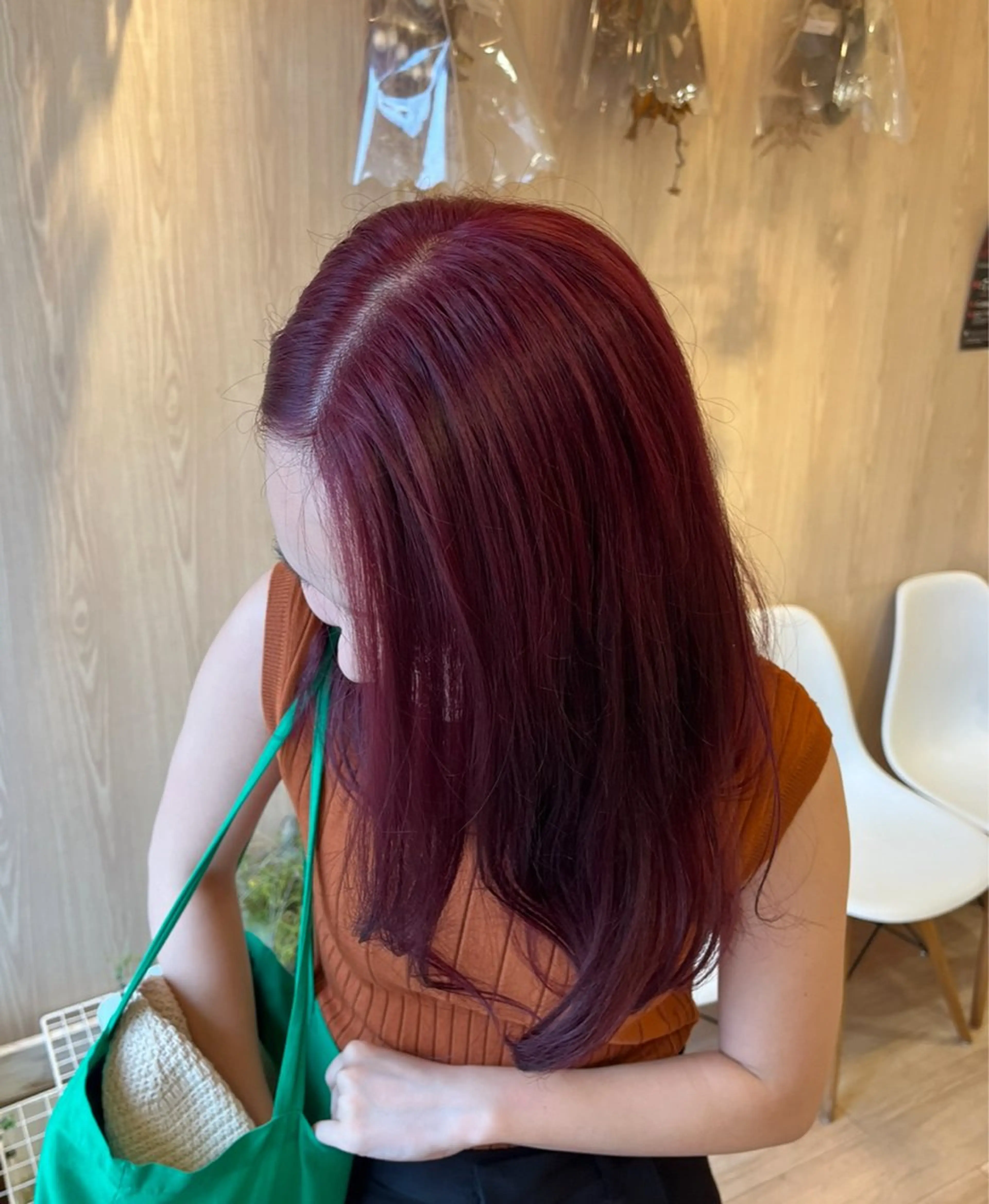 ミディアム カット ヘアカラー トリートメント 透明感カラー⭐︎ コナツのヘアスタイル