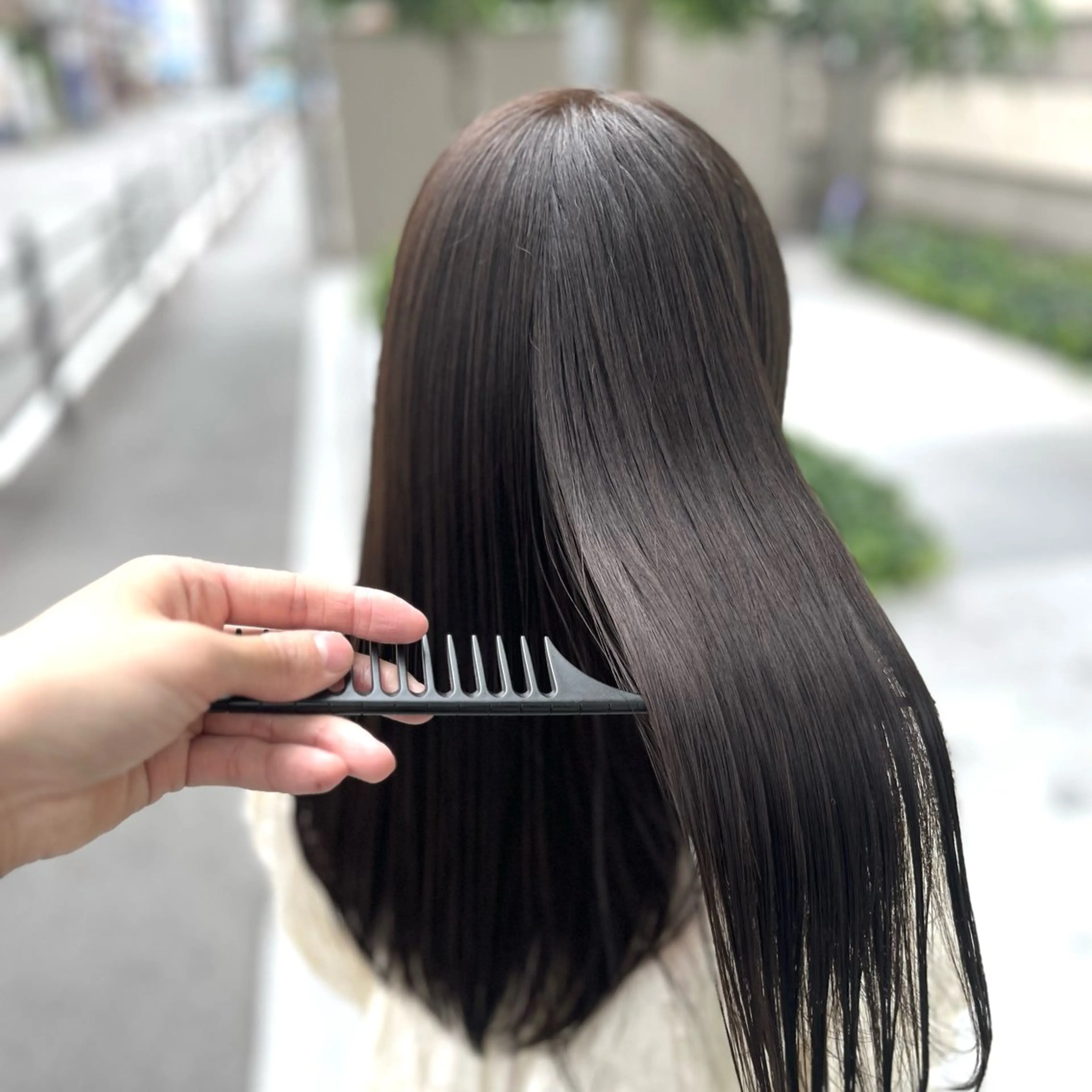 ロング カラー アッシュ 髪質改善 トリートメント 髪質改善/ケアカラー /梅田✨ RIKUのヘアスタイル