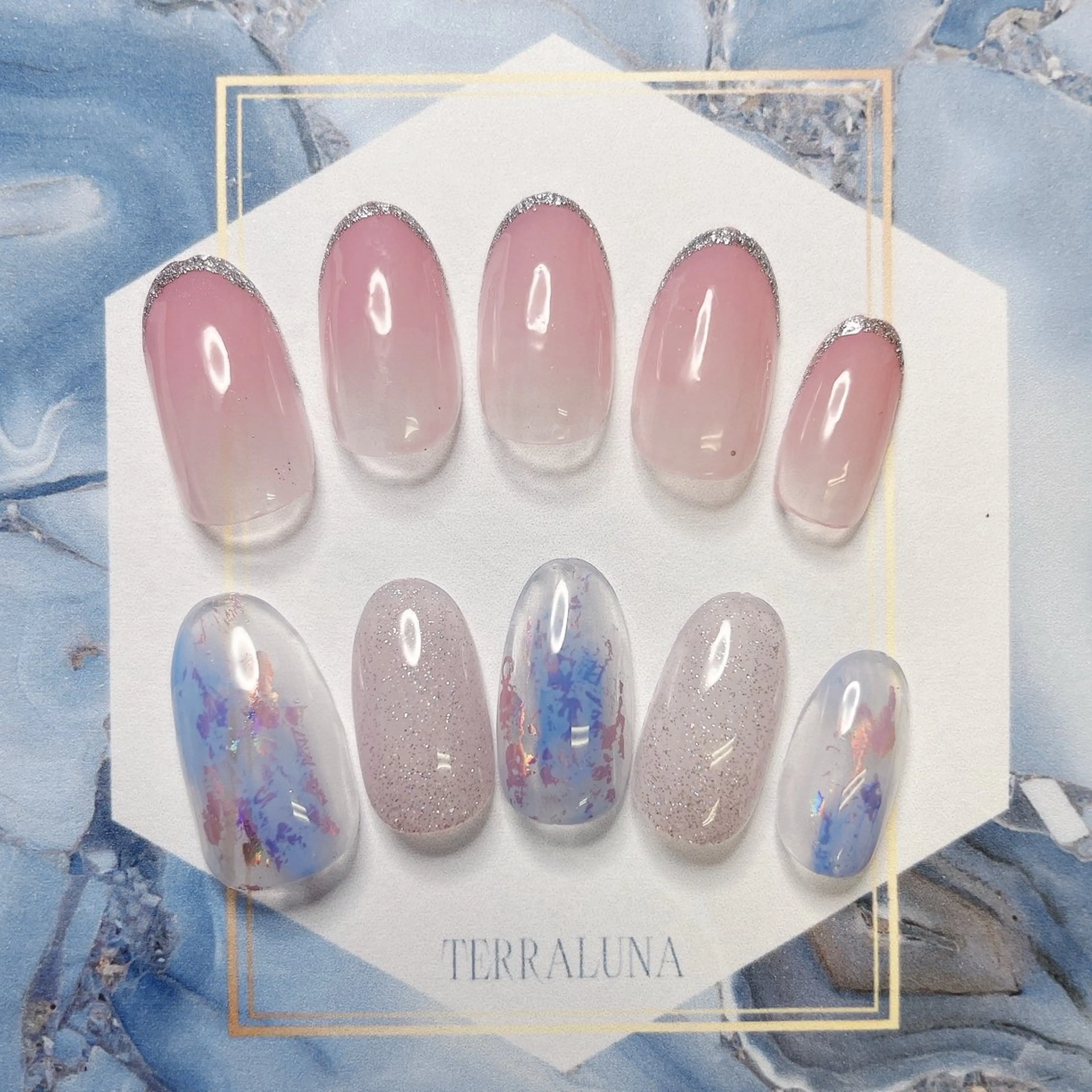 ネイル ハンドネイル Aube Nail 佐藤のネイルデザイン