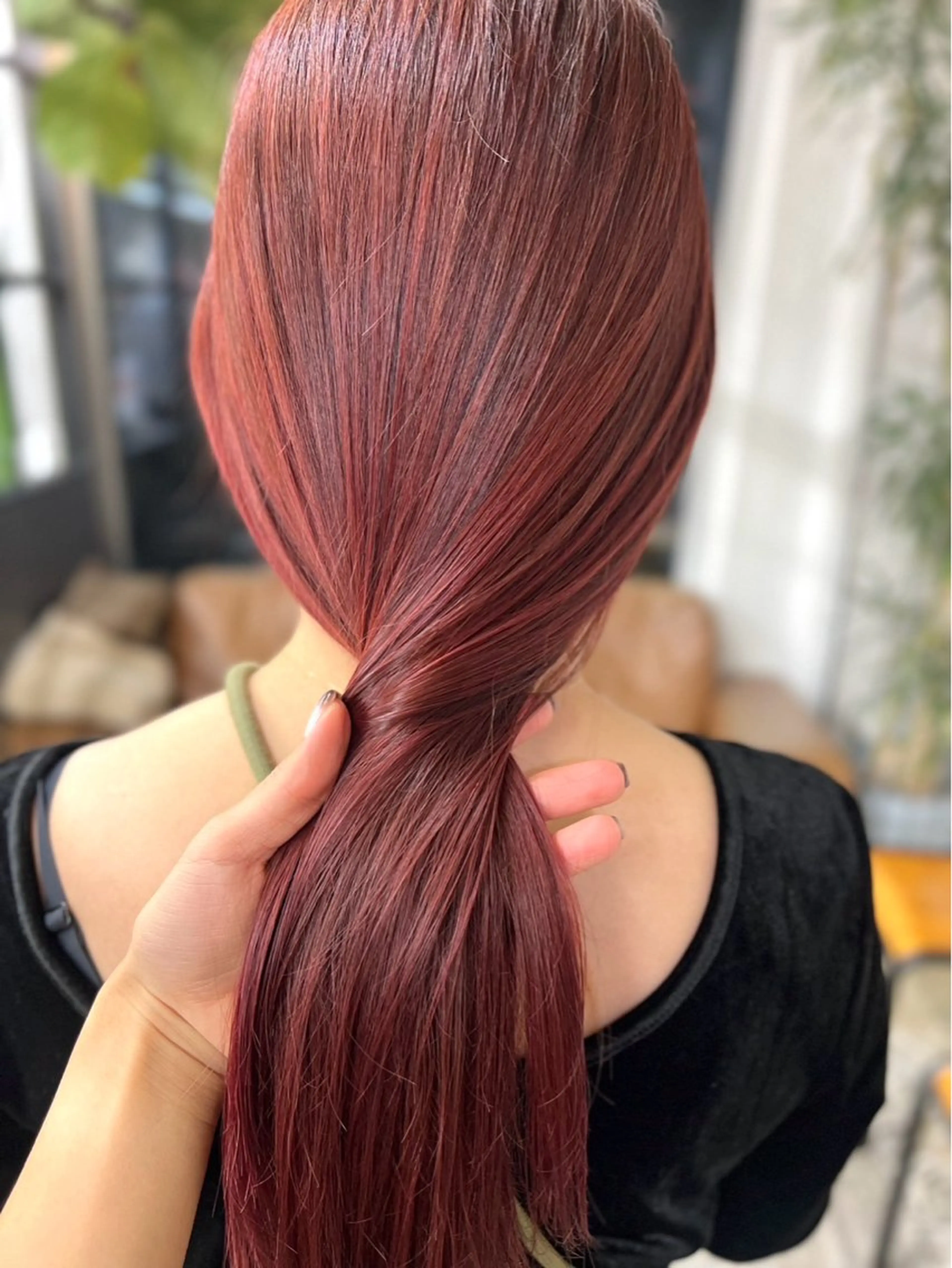 セミロング カラー ダブルカラー ヘアカラー トリートメント 小木曽智美 /ボブ/ショートのヘアスタイル