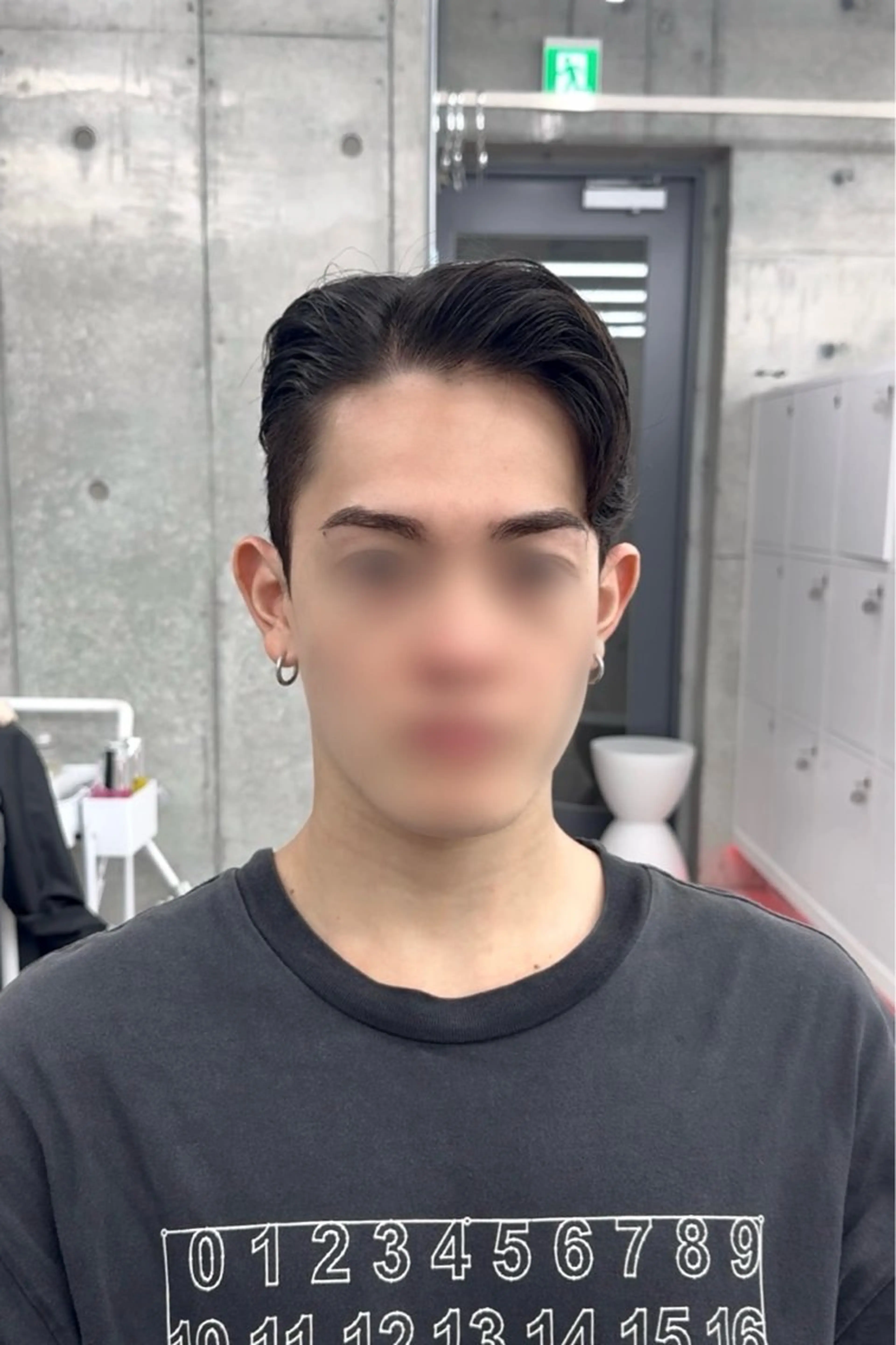 ショート カラー パーマ ヘアアレンジ メンズ カット パーマ 縮毛矯正 IVY表参道所属・ヘアメイク小野リエ 韓国ハーフ🦊のヘアスタイル