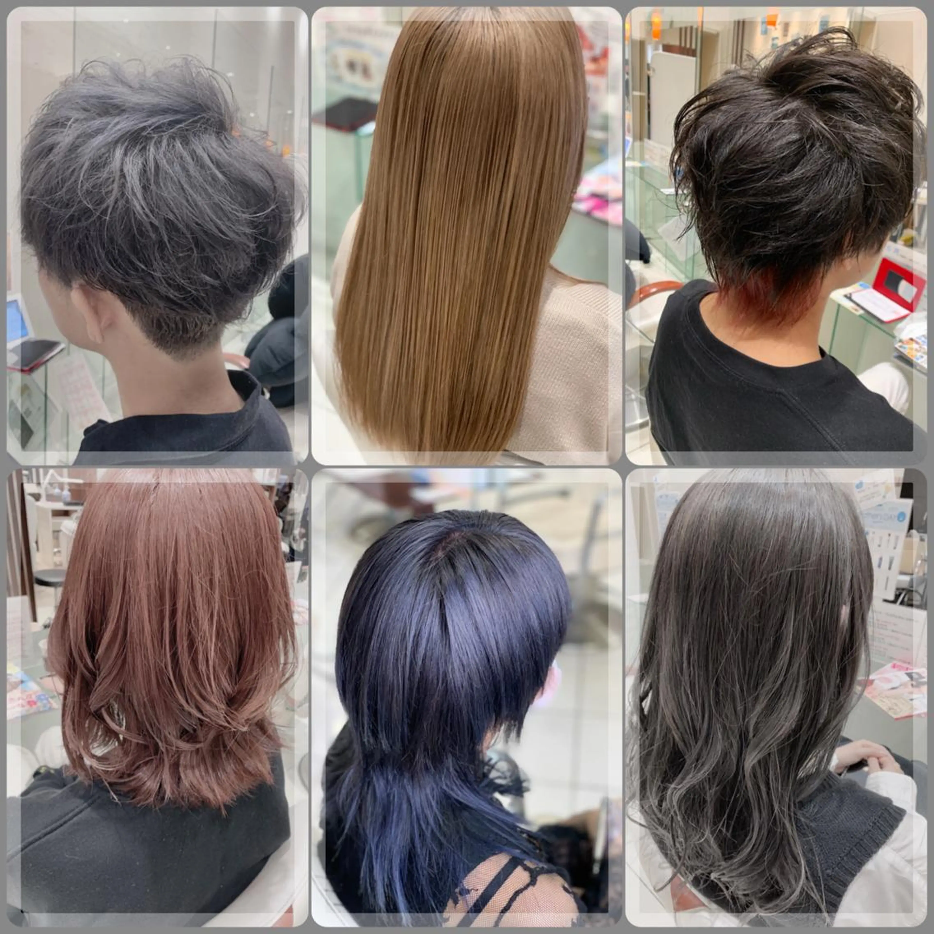 ミディアム カラー パーマ メンズ ヘアカラー トリートメント 金井 郁弥のヘアスタイル