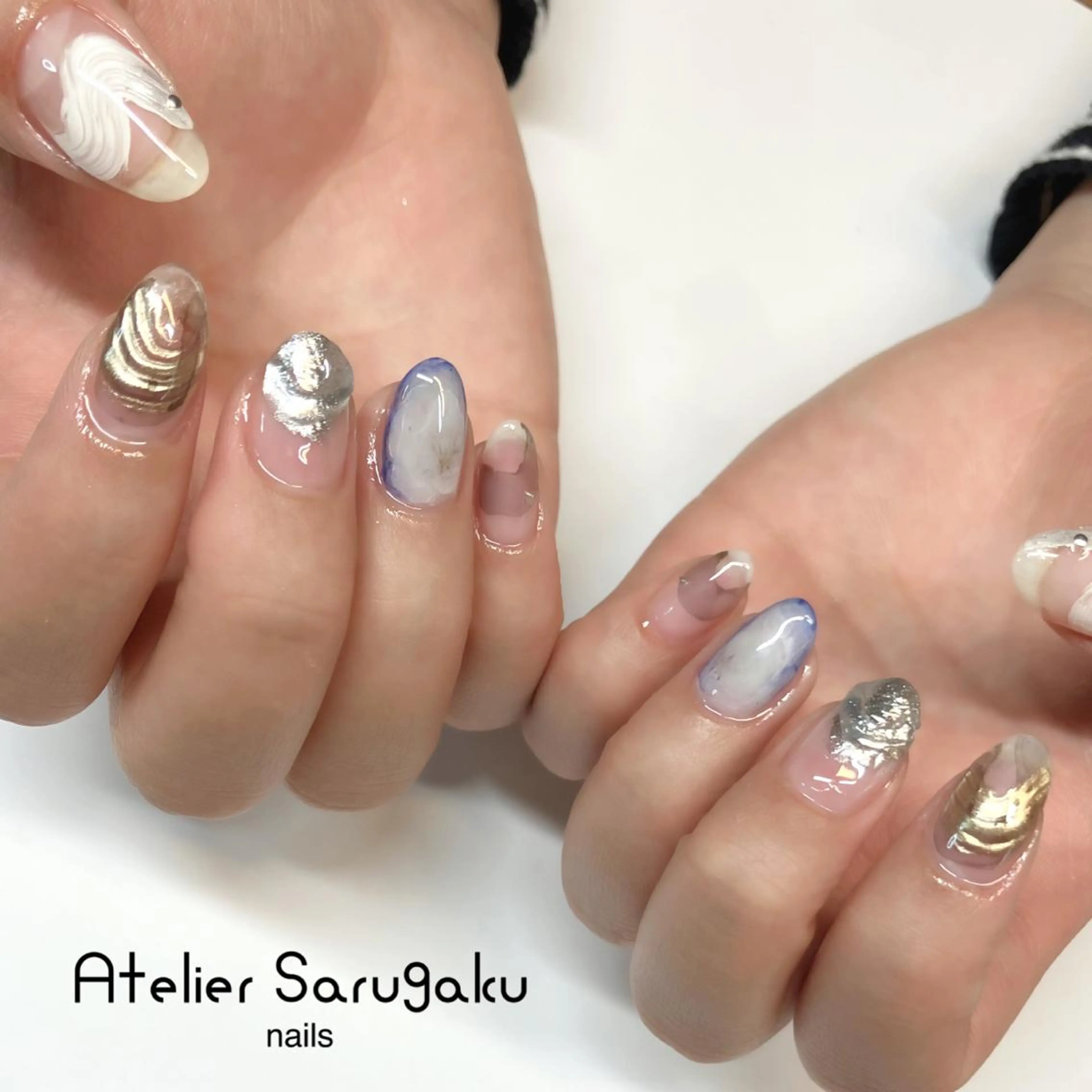 ミディアム ハンドネイル sususu. shiomiのネイルデザイン