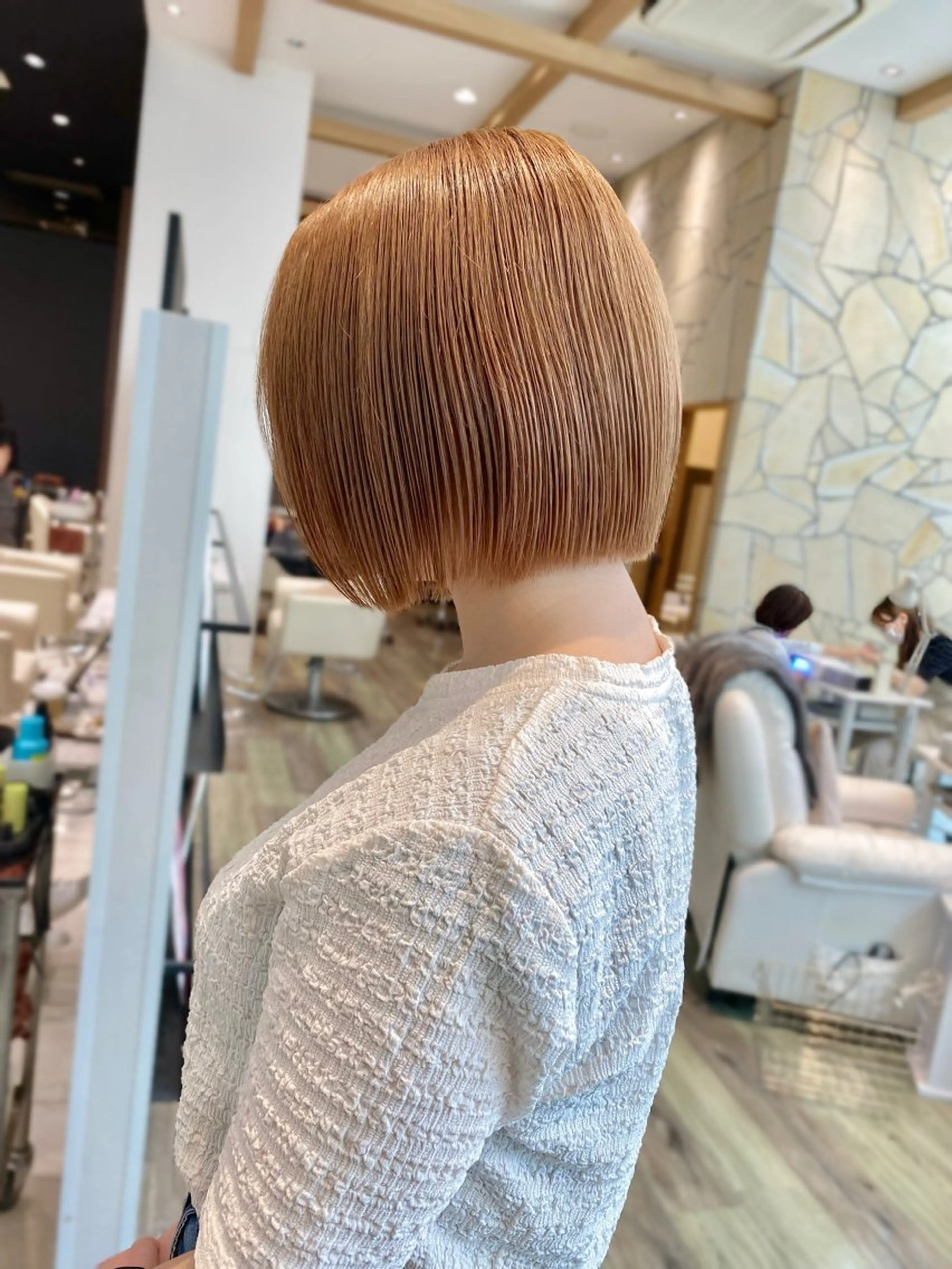ショート カット 【ボブ職人】天王寺 韓国ボブ/顔周りのヘアスタイル