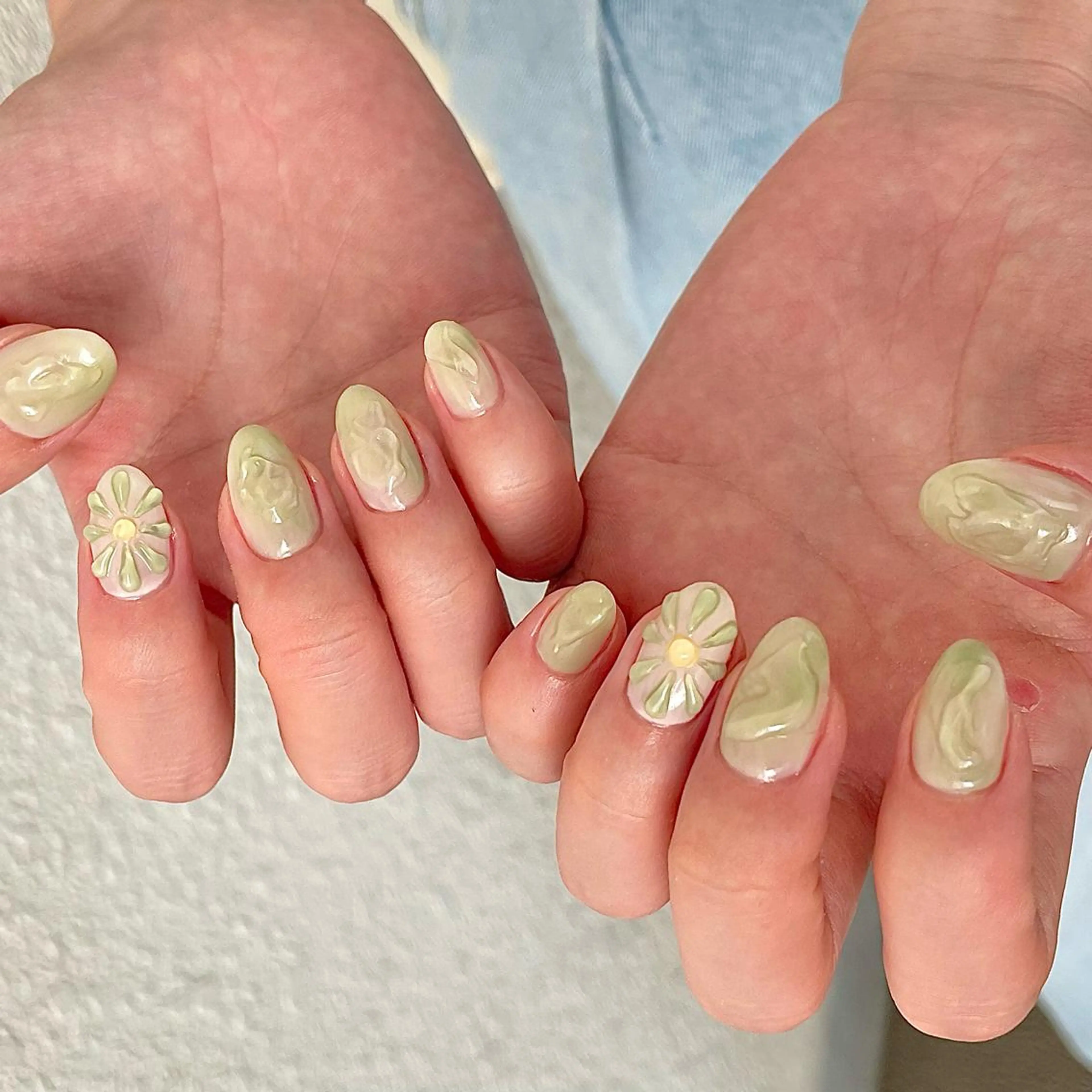 ネイル 持ち込み ハンドネイル Nailsalon BLOOM🌷 山崎のネイルデザイン