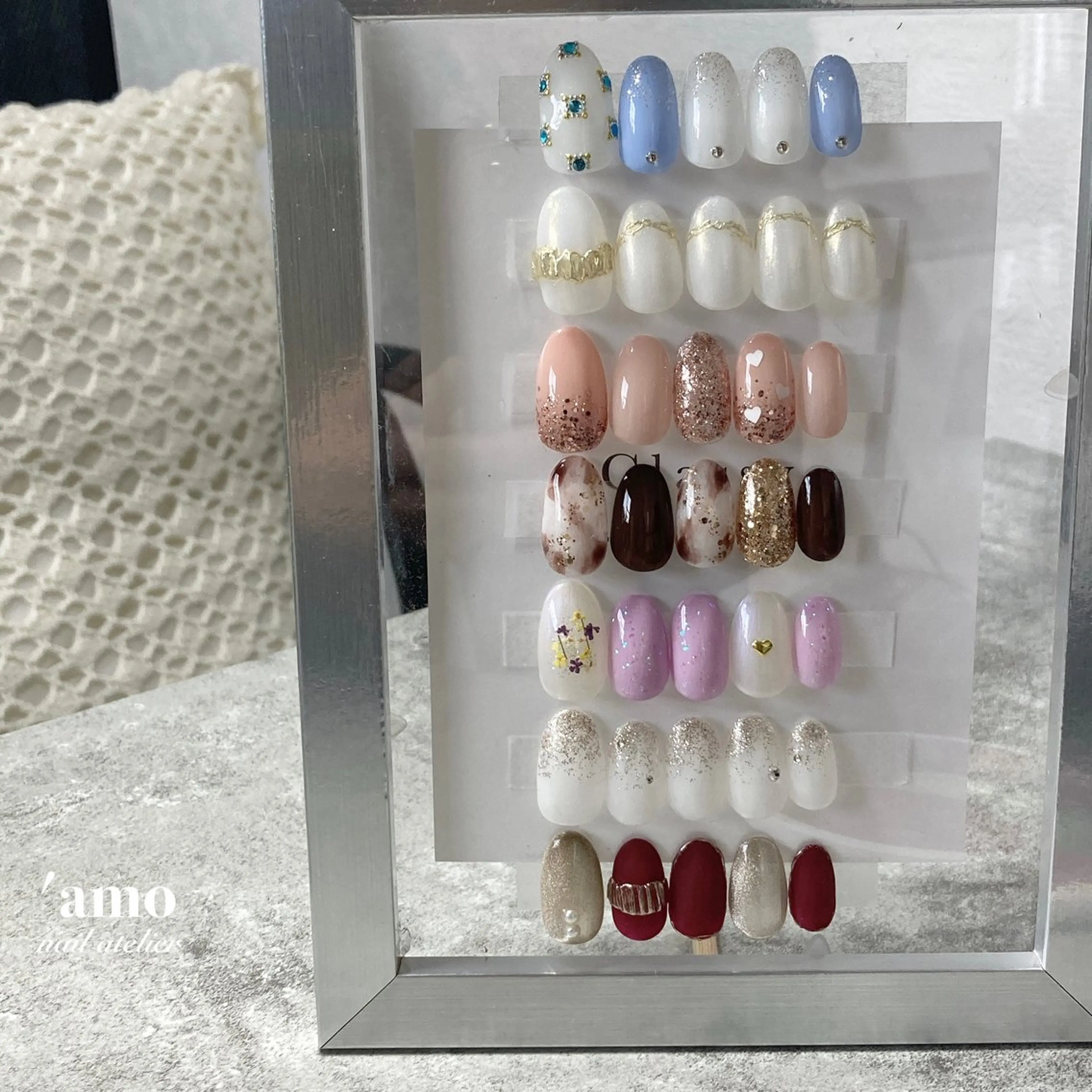 ネイル フットネイル ジェルネイル ニュアンスネイル パラジェル ハンドネイル 'amo nail atelierのネイルデザイン