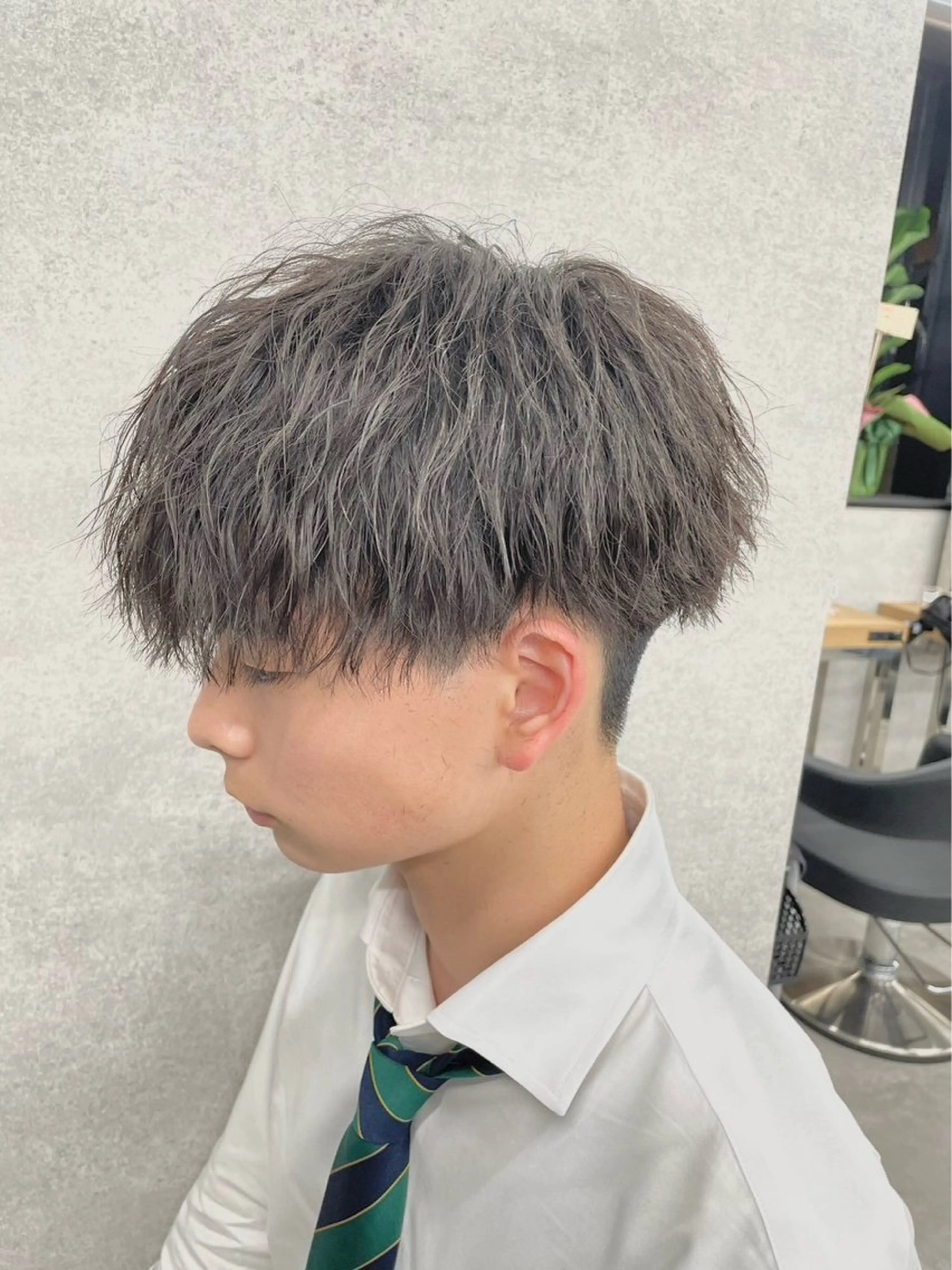 ショート パーマ メンズ メンズパーマ カット パーマ トリートメント ヘッドスパ ヘアセット メンズパーマ特化/ Tsubasaのヘアスタイル
