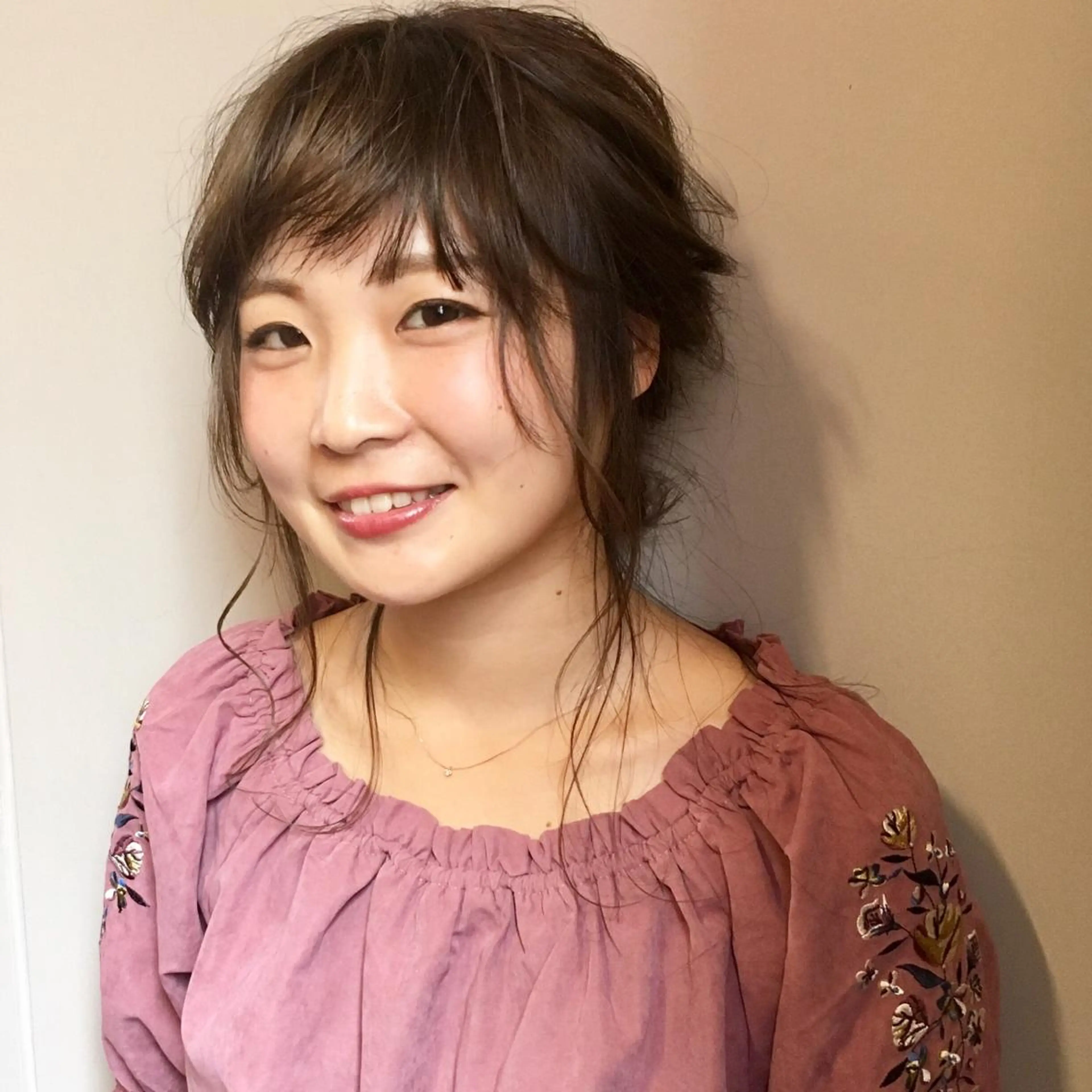 セミロング カラー ヘアアレンジ 上川 美幸のヘアスタイル