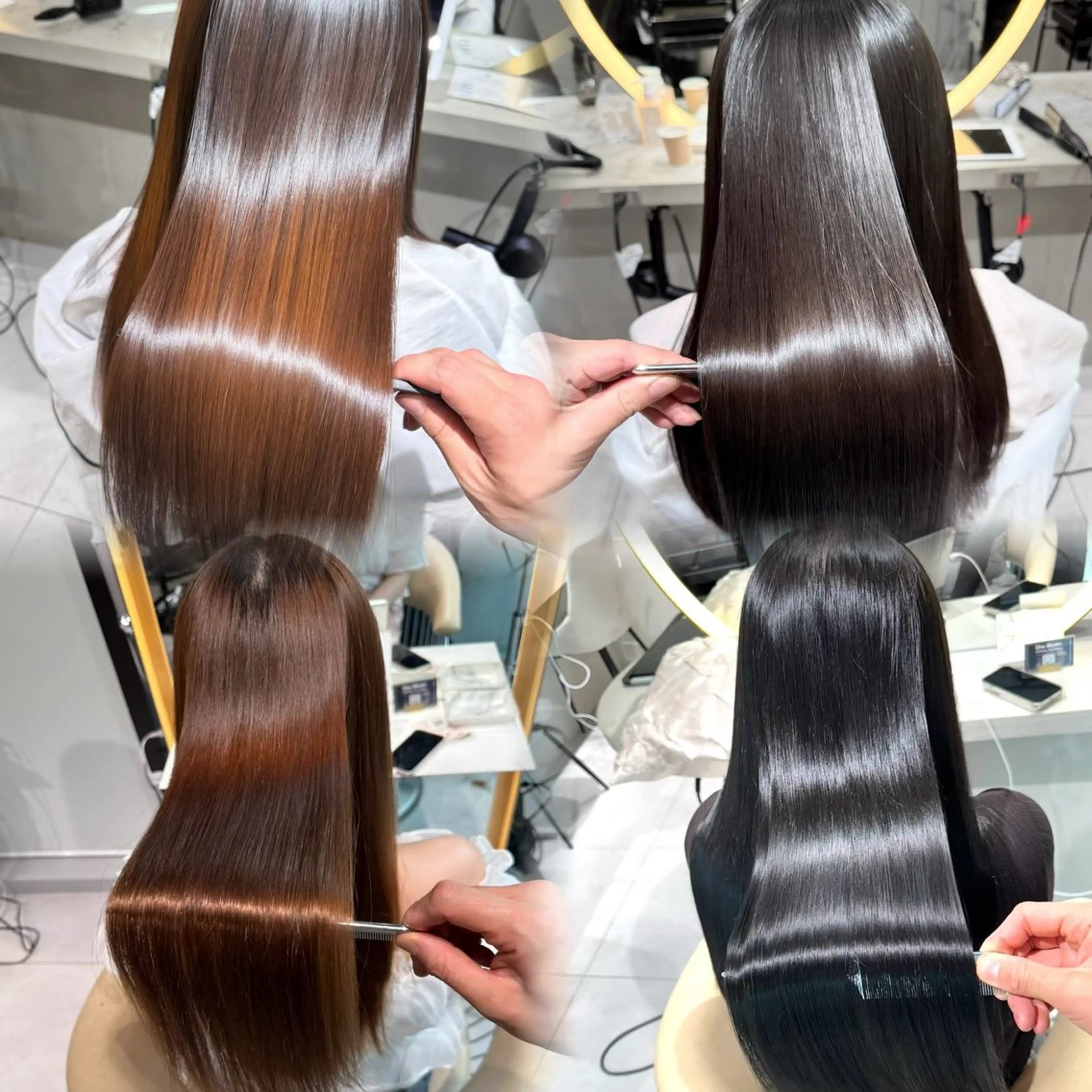 ロング ロング カット 縮毛矯正 トリートメント 髪質改善💎本郷 壮一郎のヘアスタイル