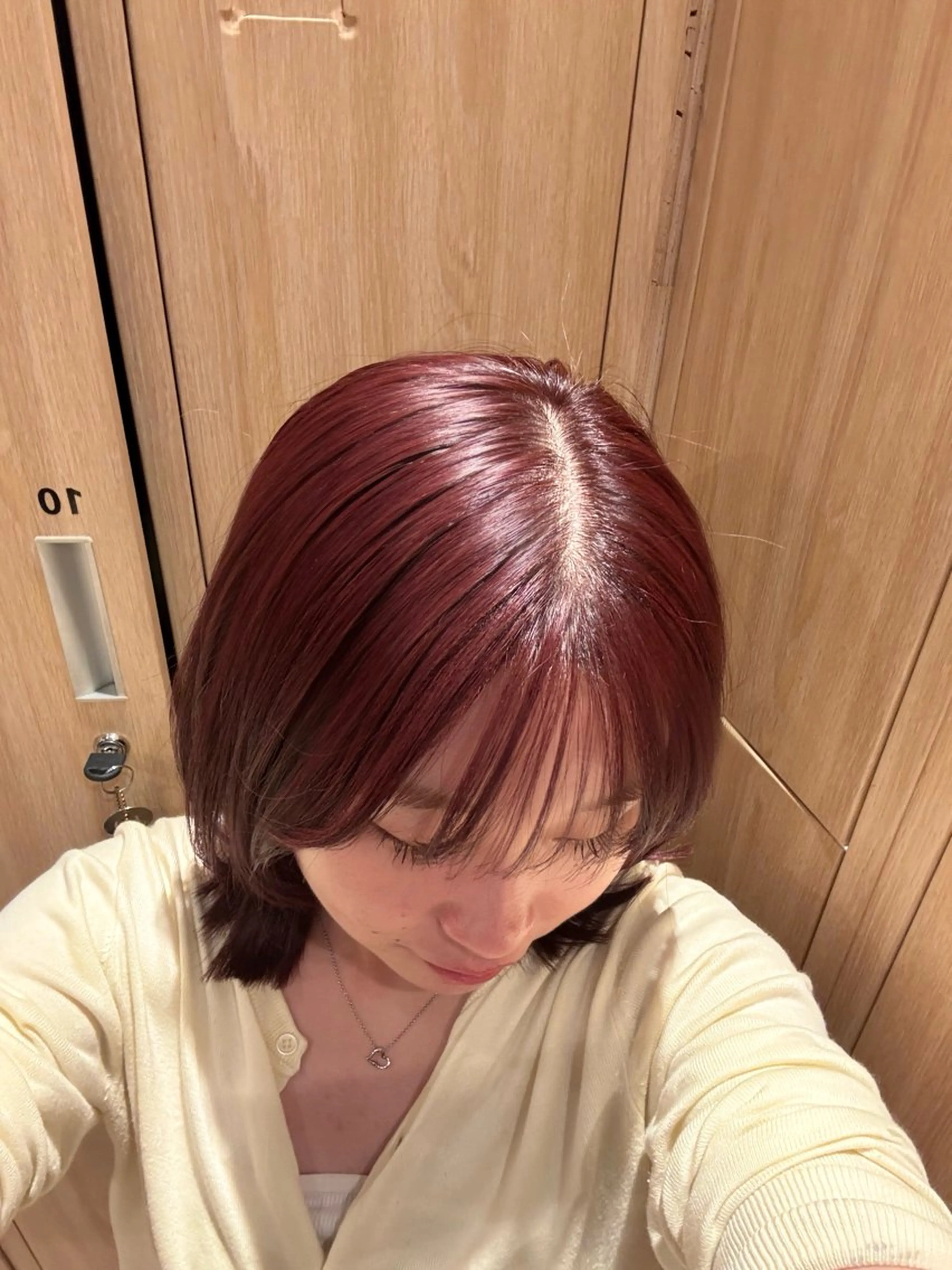 ミディアム ヘアカラー トリートメント 透明感カラー🤎/ ツヤカラー/さくらのヘアスタイル