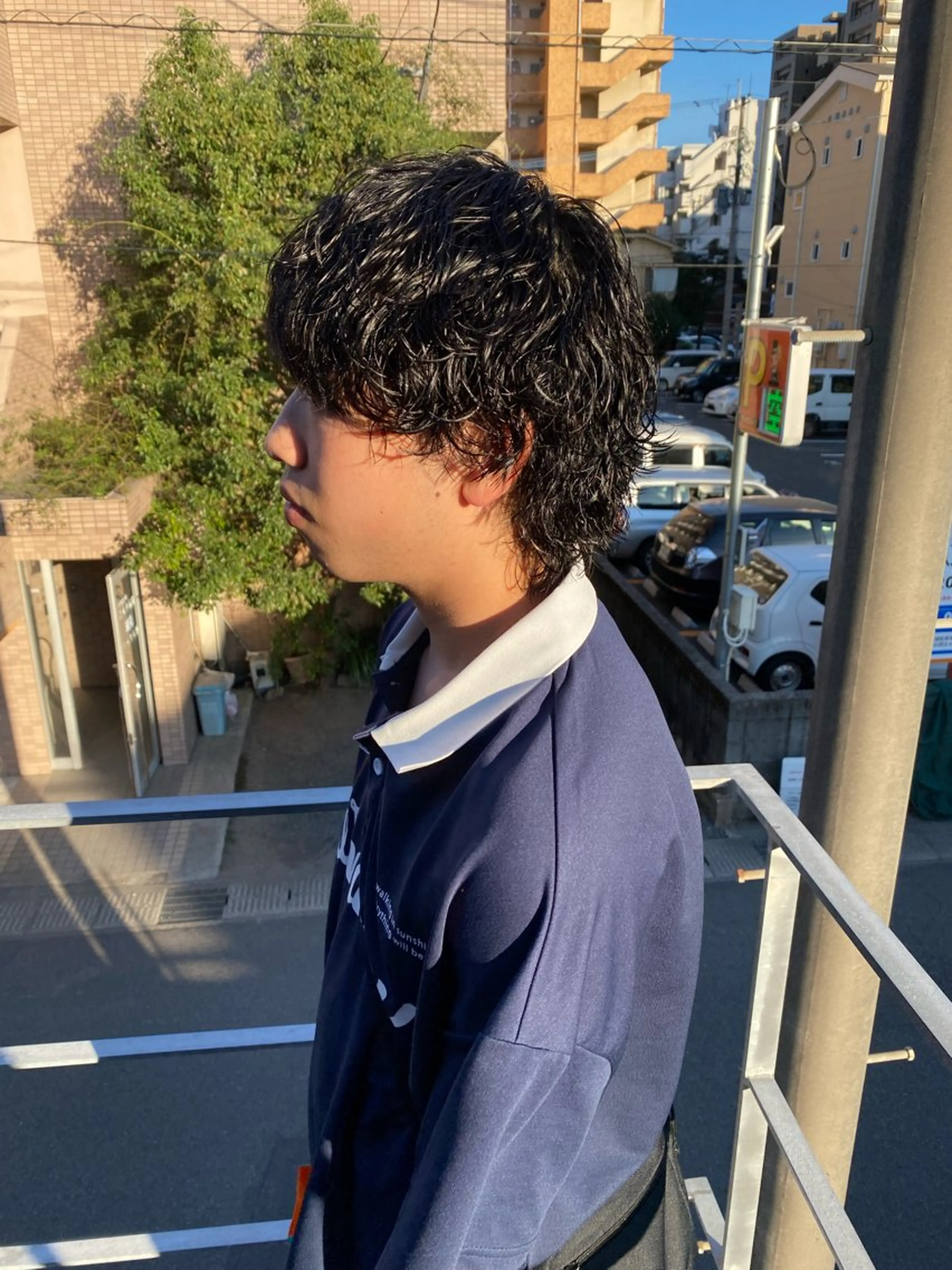 ミディアム カラー パーマ メンズ カット パーマ lit  by fifth所属・Lit 鹿児島中央駅店のヘアスタイル