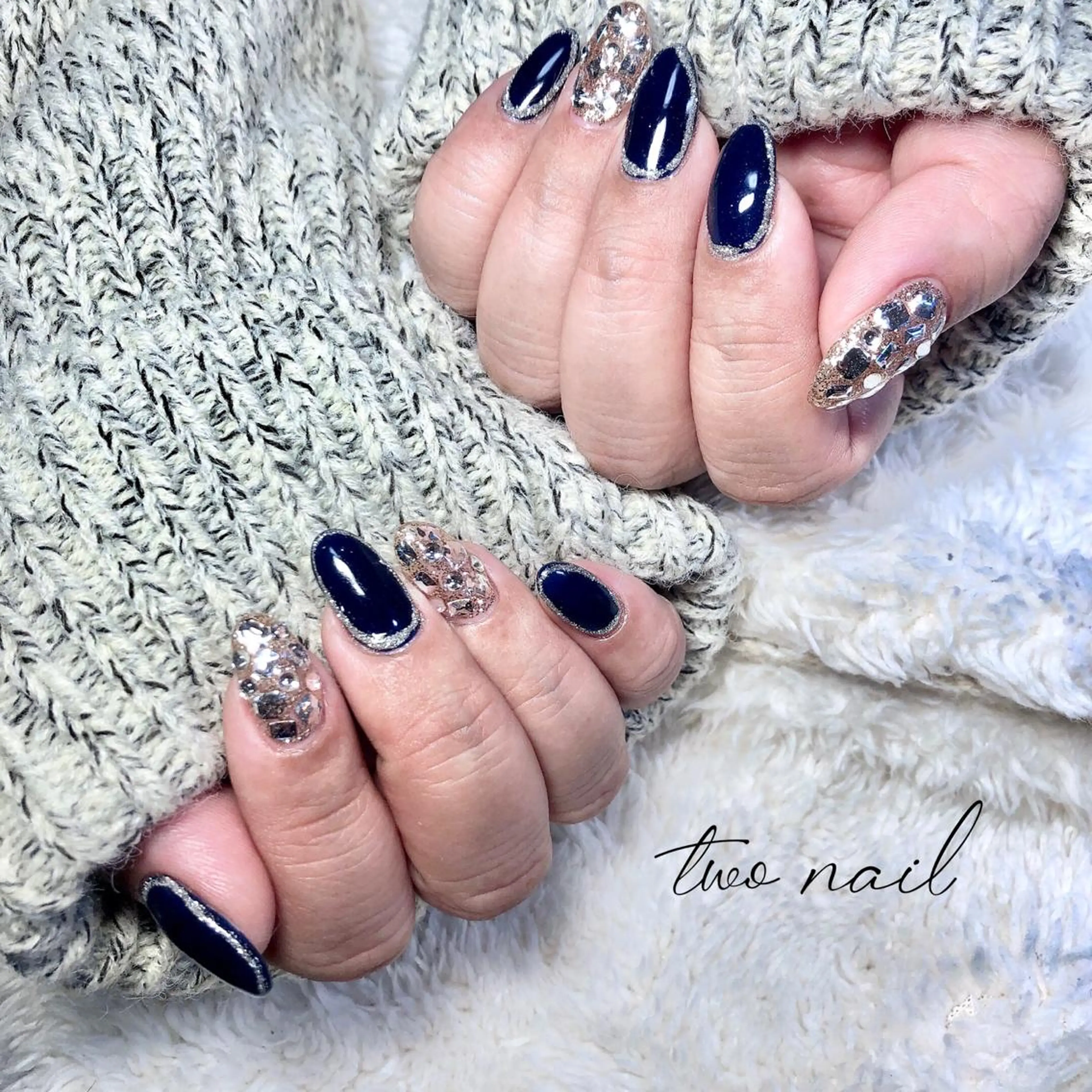 ネイル アートネイル フットネイル ハート ニュアンスネイル ホワイト two nailのネイルデザイン