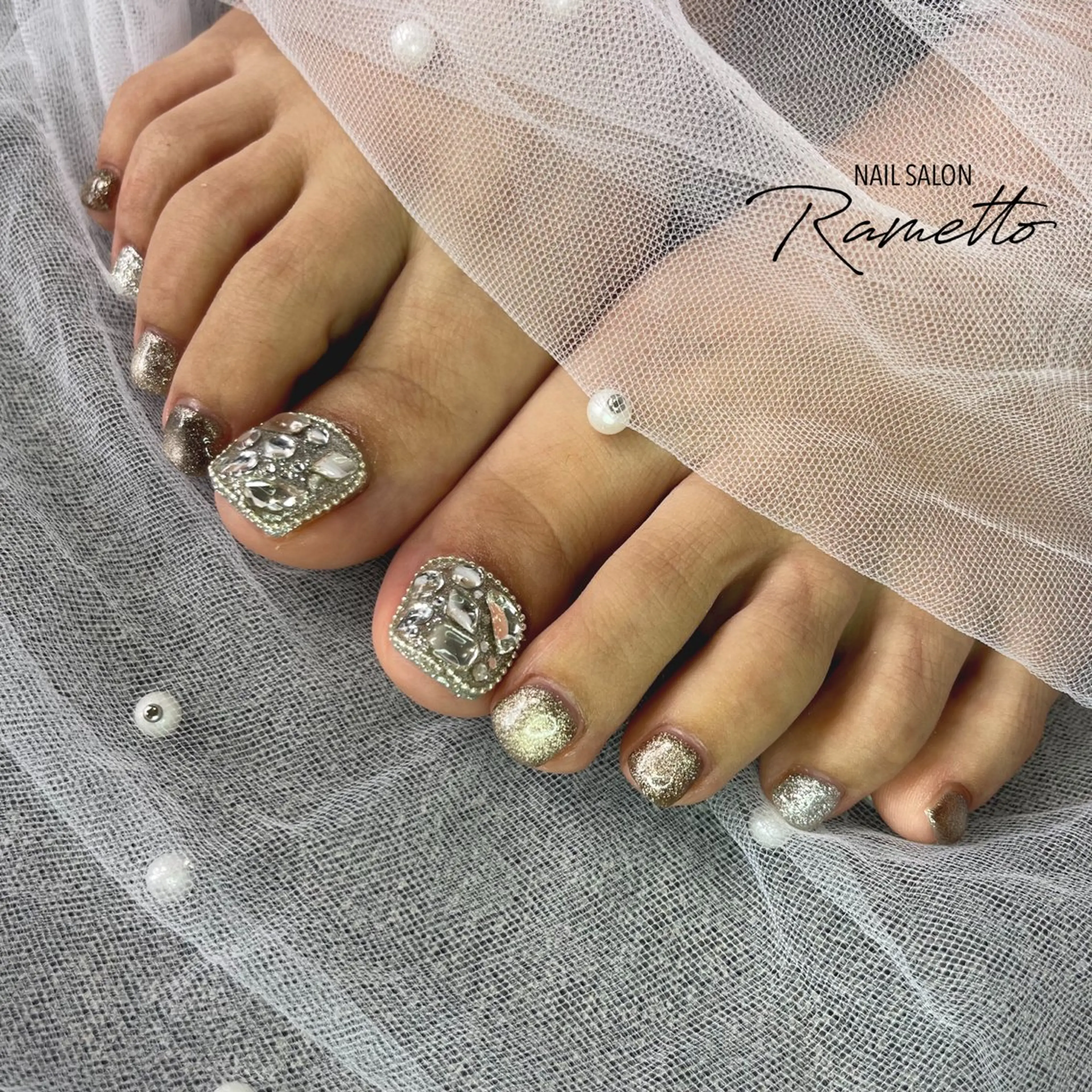 ネイル フットネイル NAILSALON Ramettoのネイルデザイン