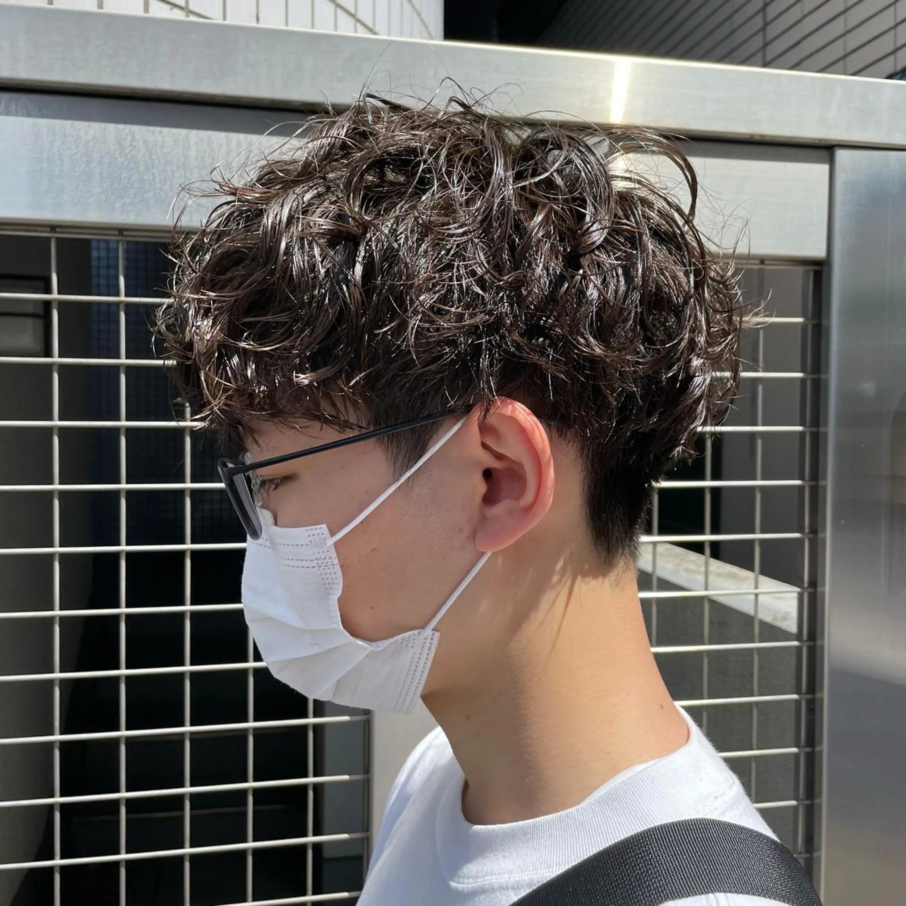 ショート パーマ メンズ カット パーマ 【メンズ縮毛矯正】 田中秀斗のヘアスタイル