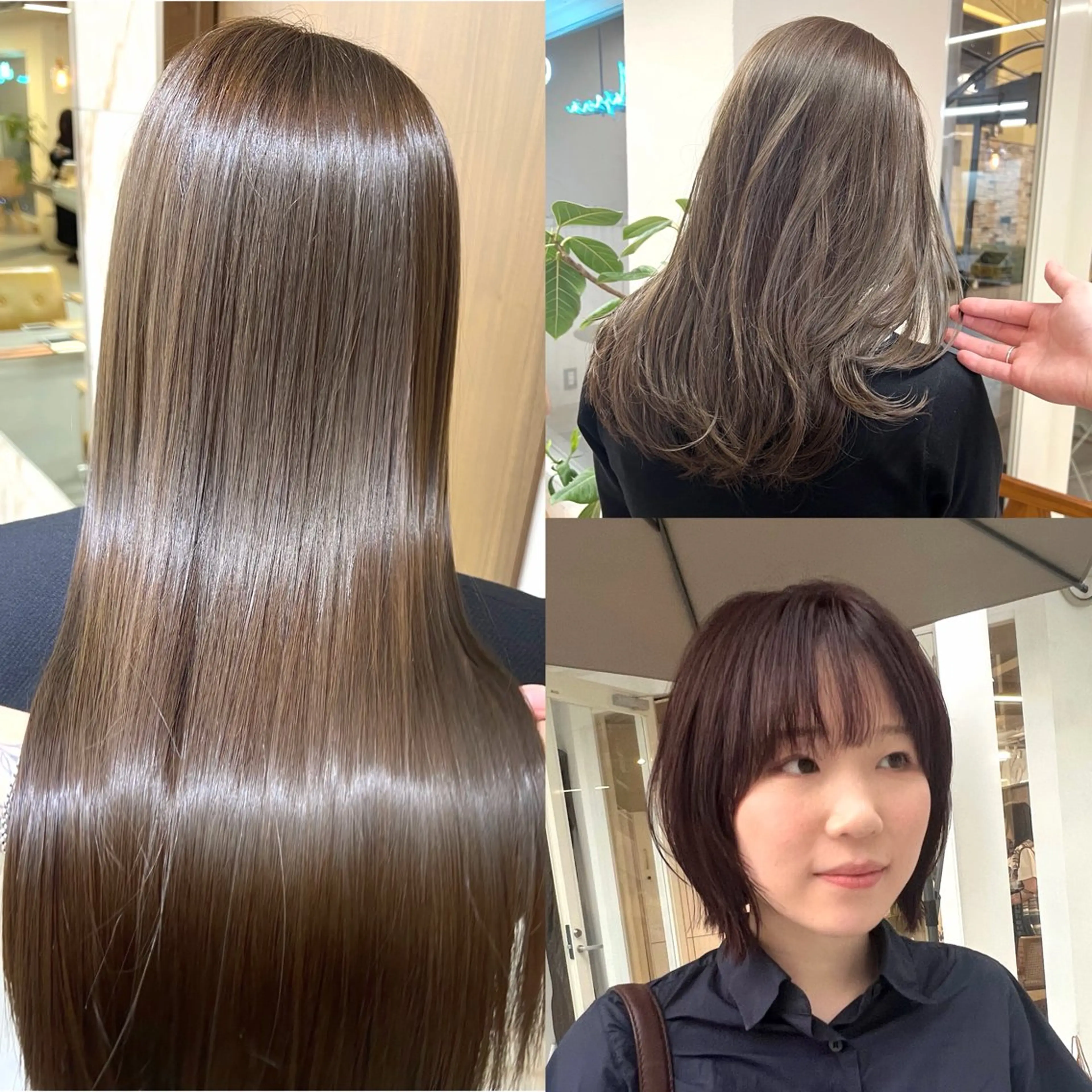 セミロング カラー ヘアアレンジ 【YUTO】確実に 髪を綺麗にするプロ。のヘアスタイル