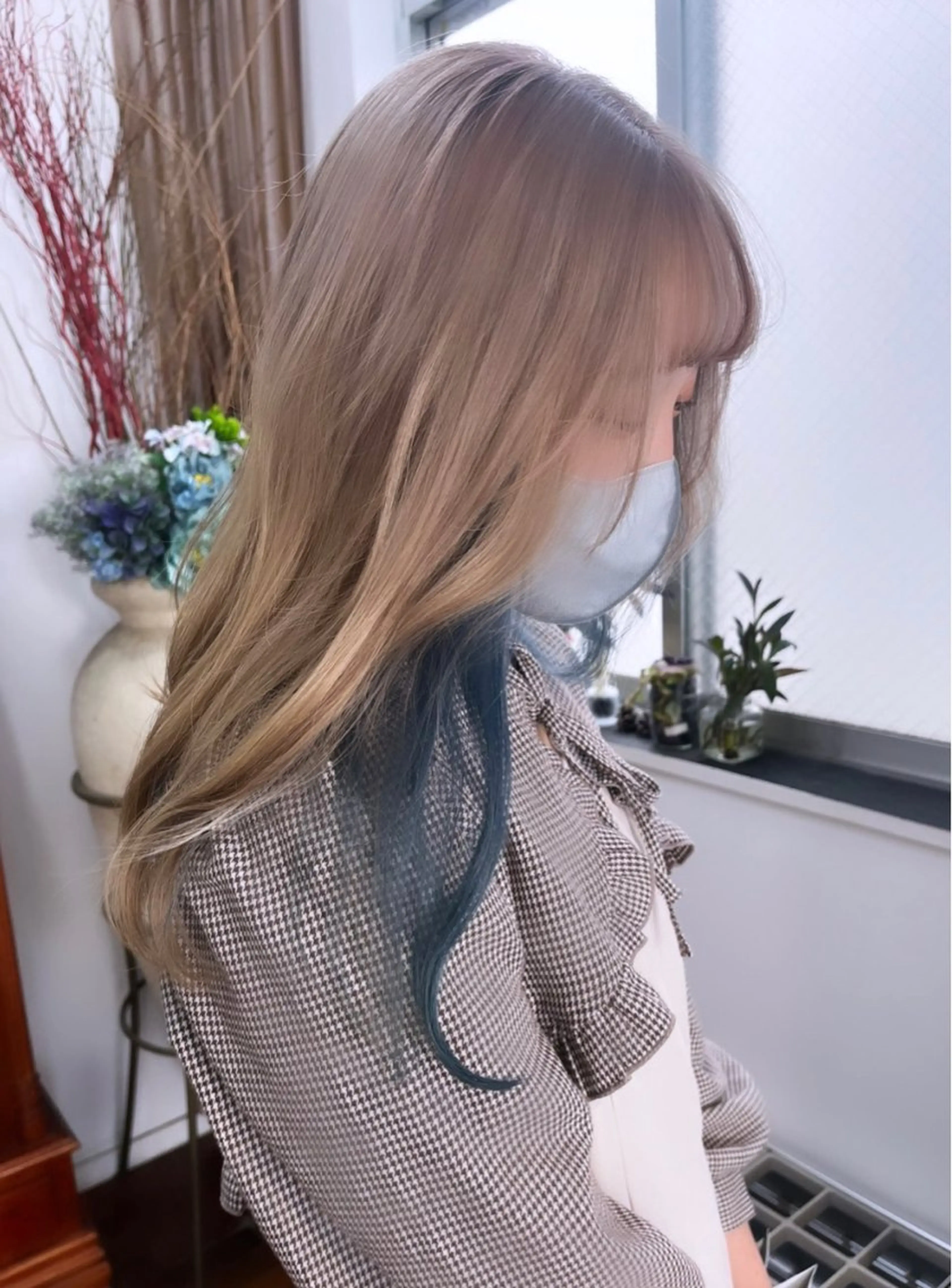 ミディアム カラー 後藤 凪咲のヘアスタイル