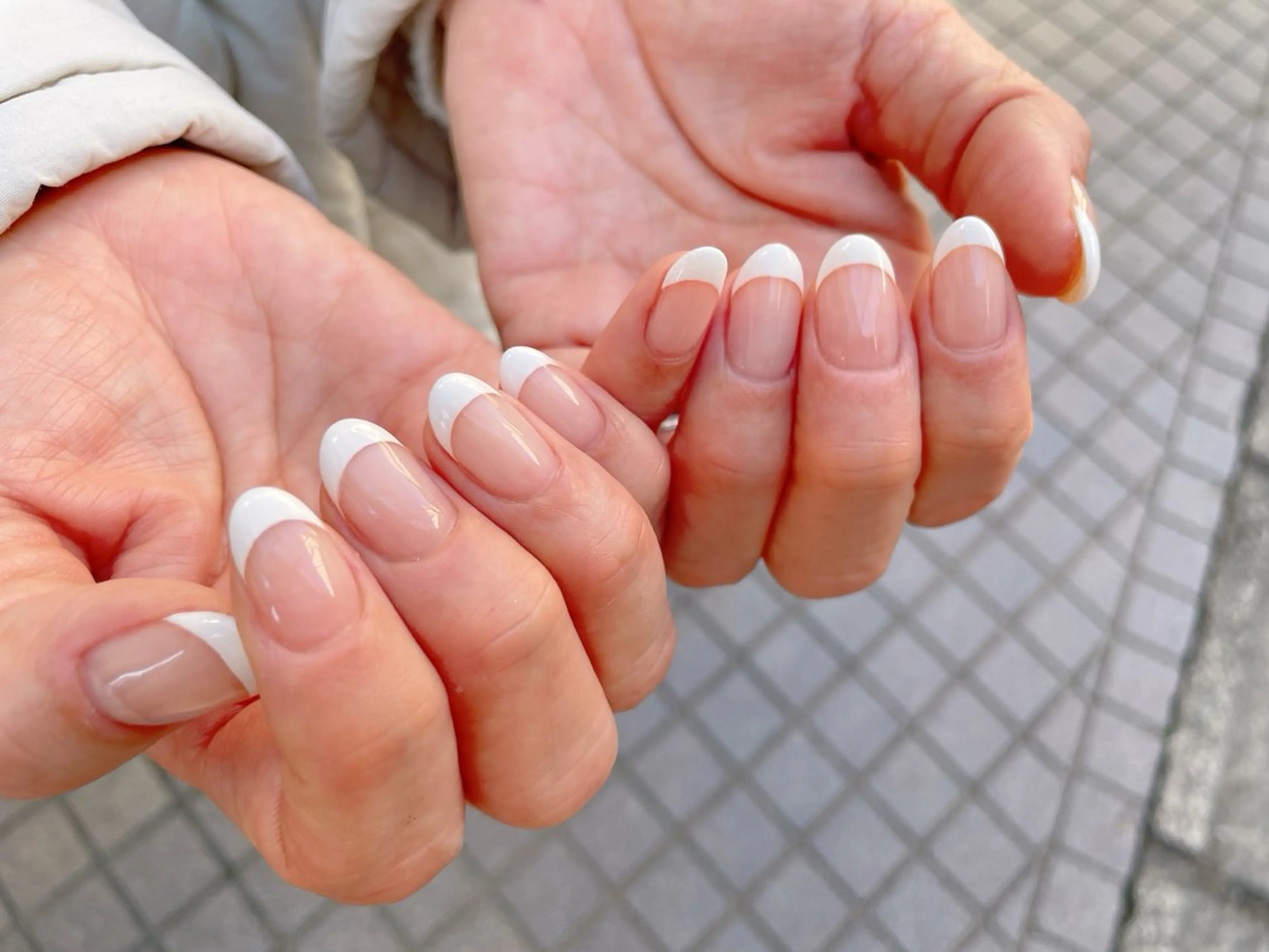 ネイル フレンチネイル ジェルネイル ニュアンスネイル パラジェル 春ネイル nailroom  OHANA所属・nailroom OHANA🌴のネイルデザイン