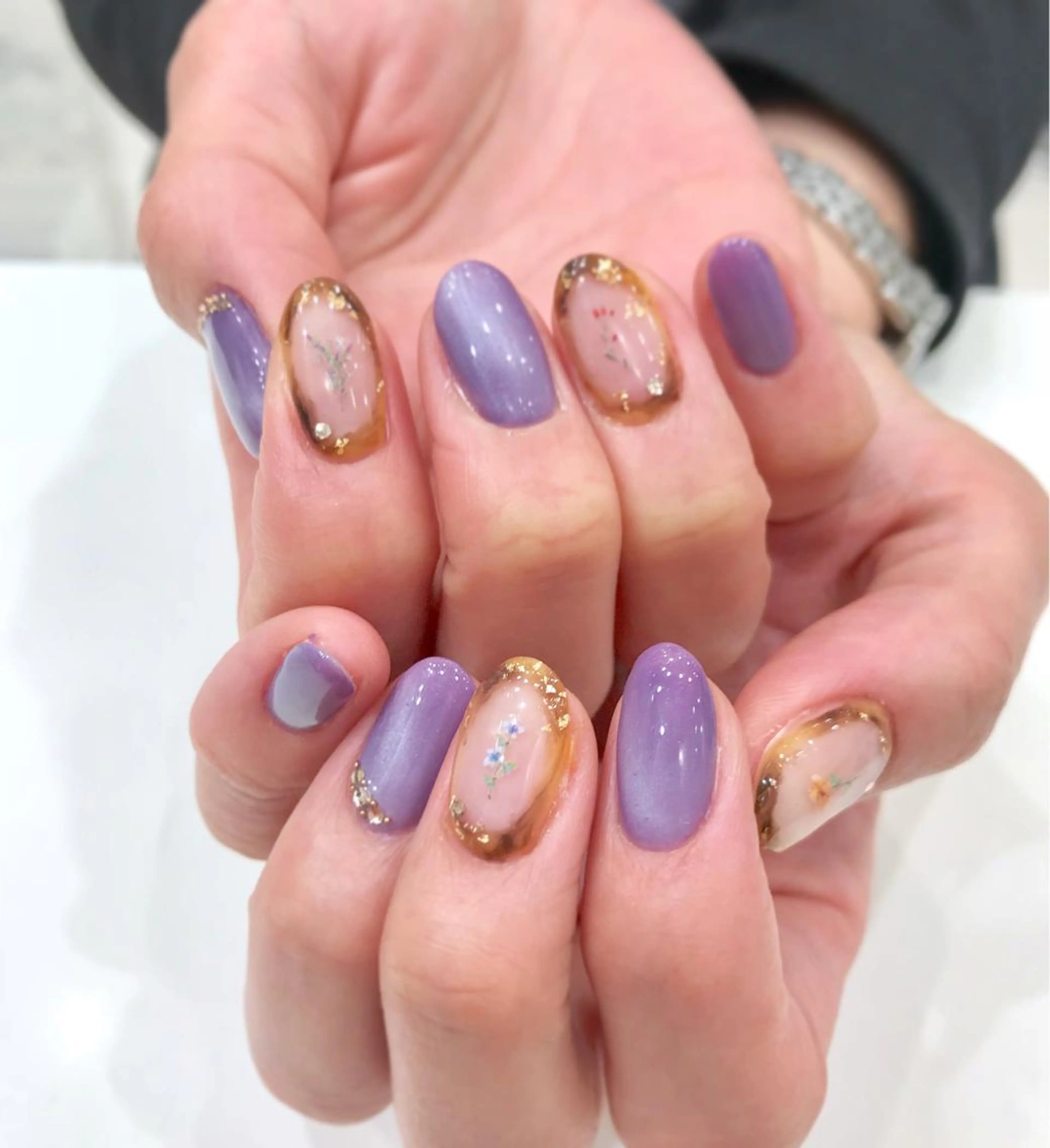 ネイル べっ甲ネイル Ash関内ネイリスト 荒木のネイルデザイン