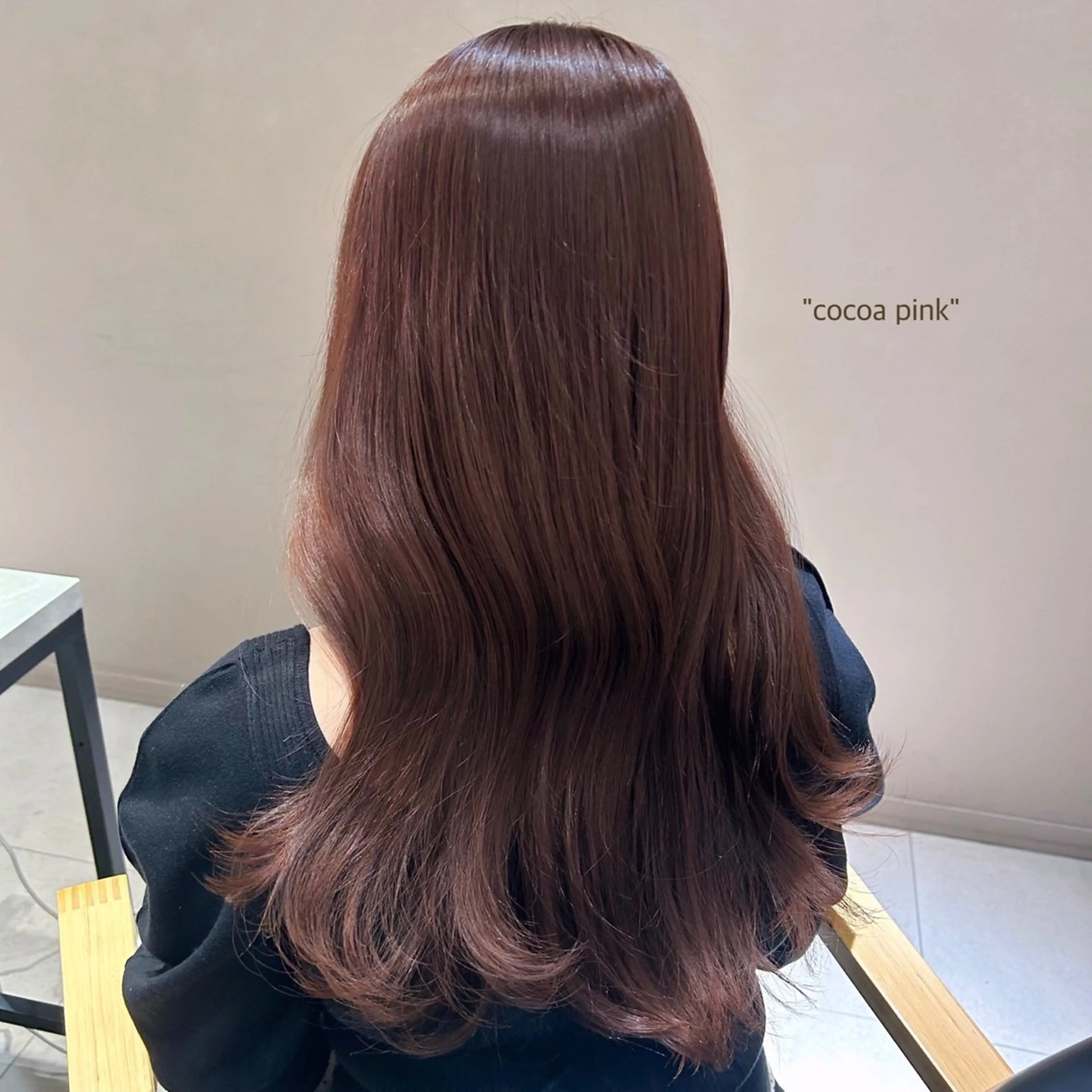 ロング カラー ピンクカラー ミディアムヘア Chifumiのヘアスタイル