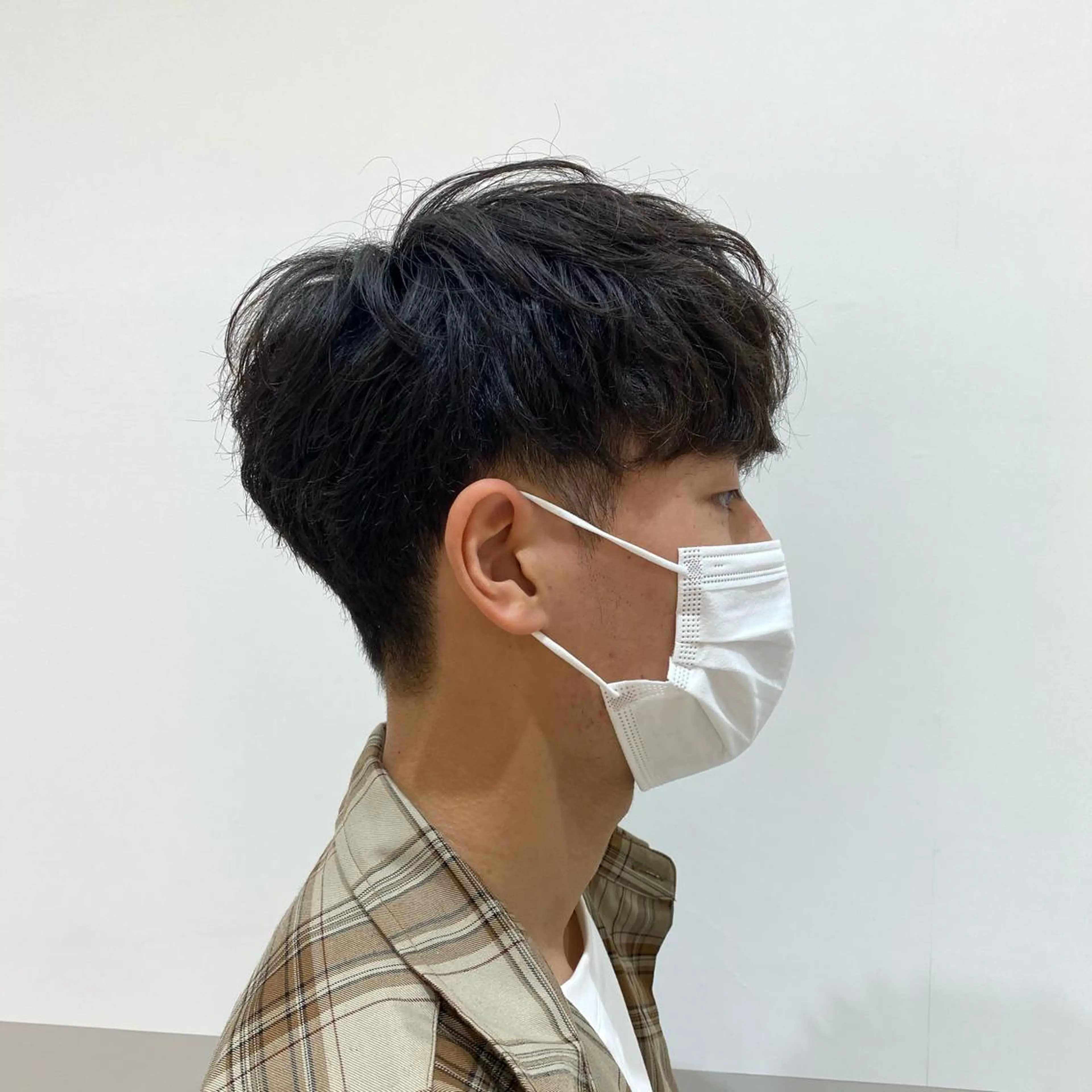 ショート パーマ メンズ マッシュ メンズパーマ 🌱メンズパーマ🌱 篠崎 はやとのヘアスタイル
