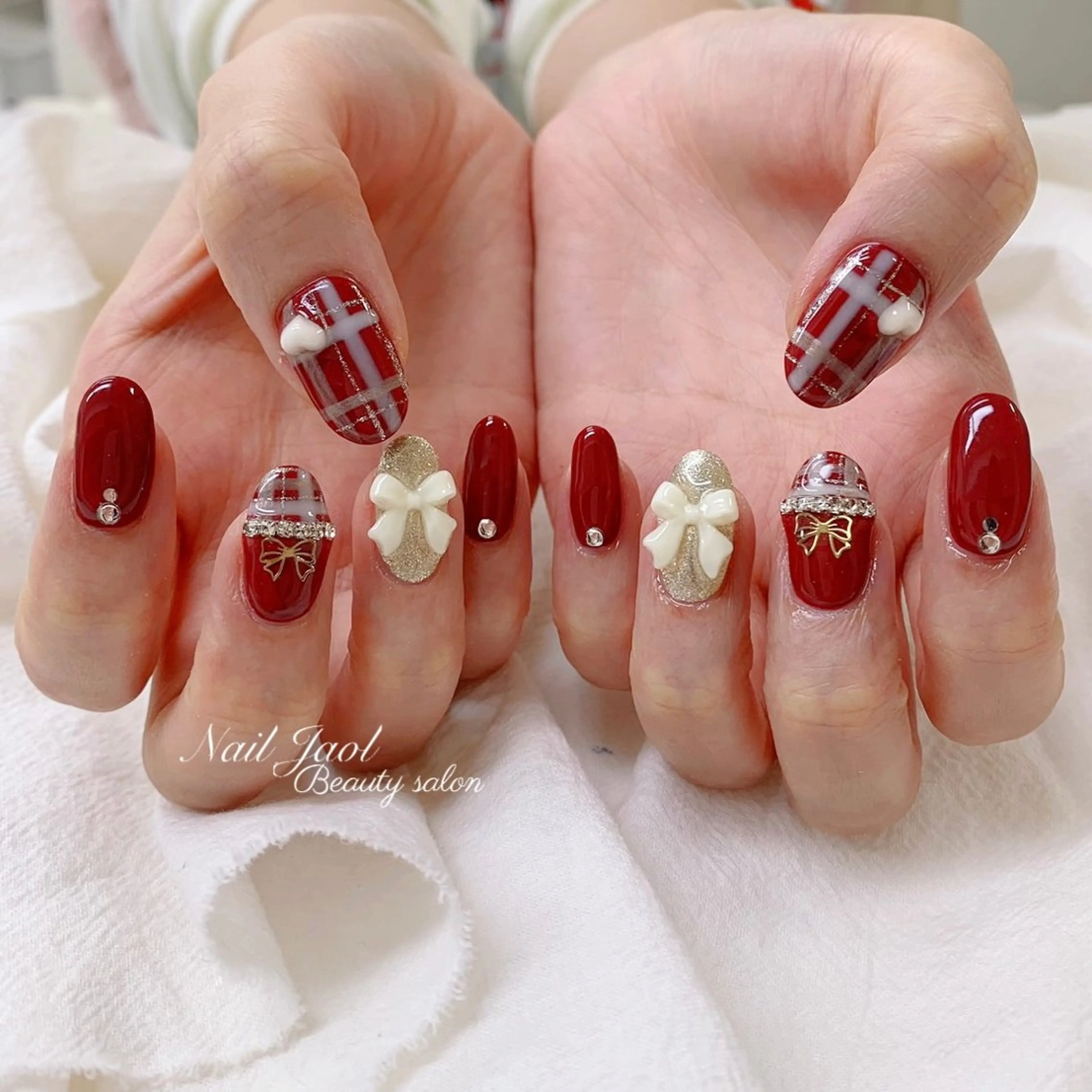 ミディアム 韓国風ヘア ハンドネイル nail jaol池袋店所属・ネイルJaol 池袋のネイルデザイン