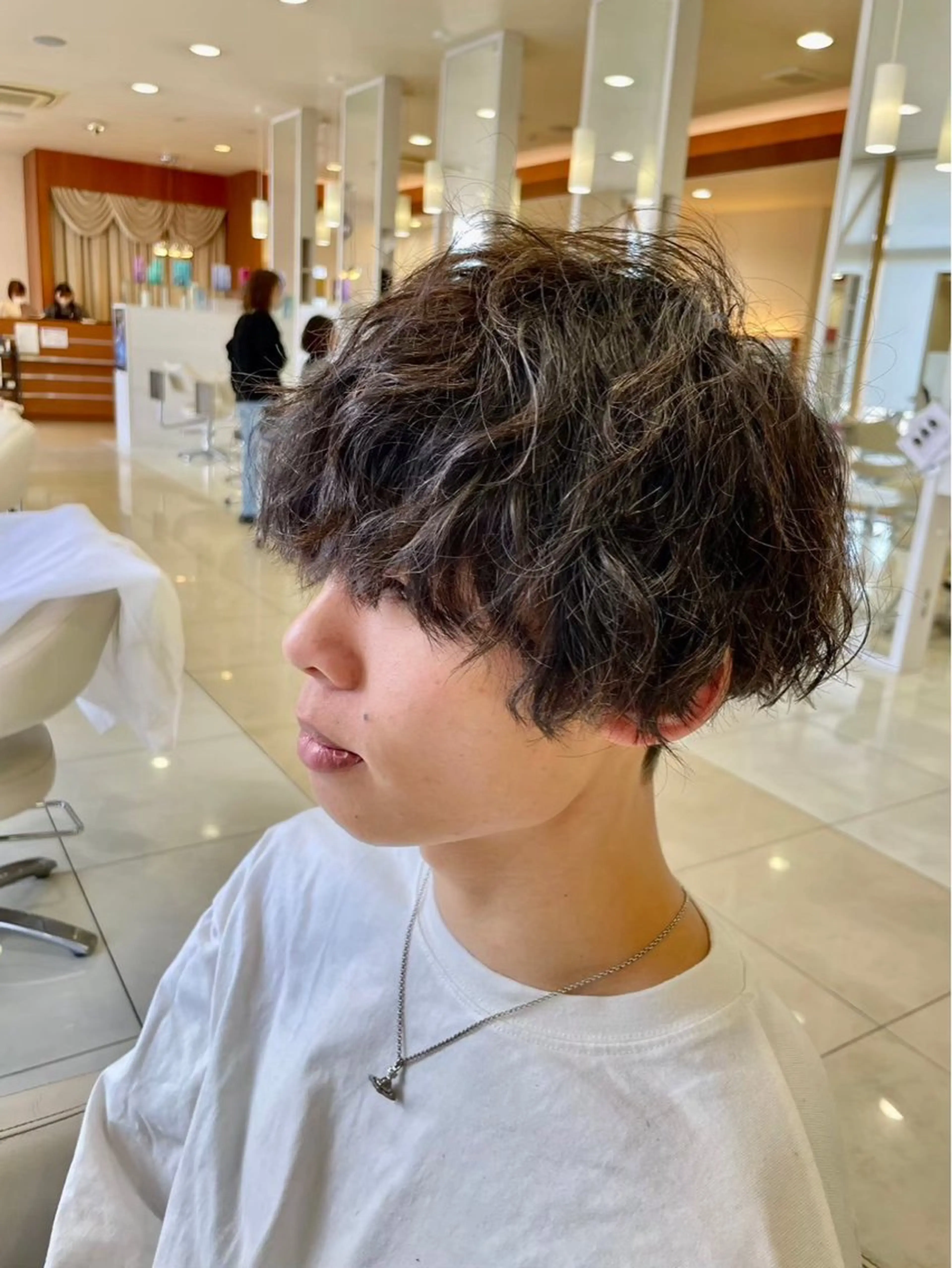 メンズ スガト カラーモデル募集中のヘアスタイル