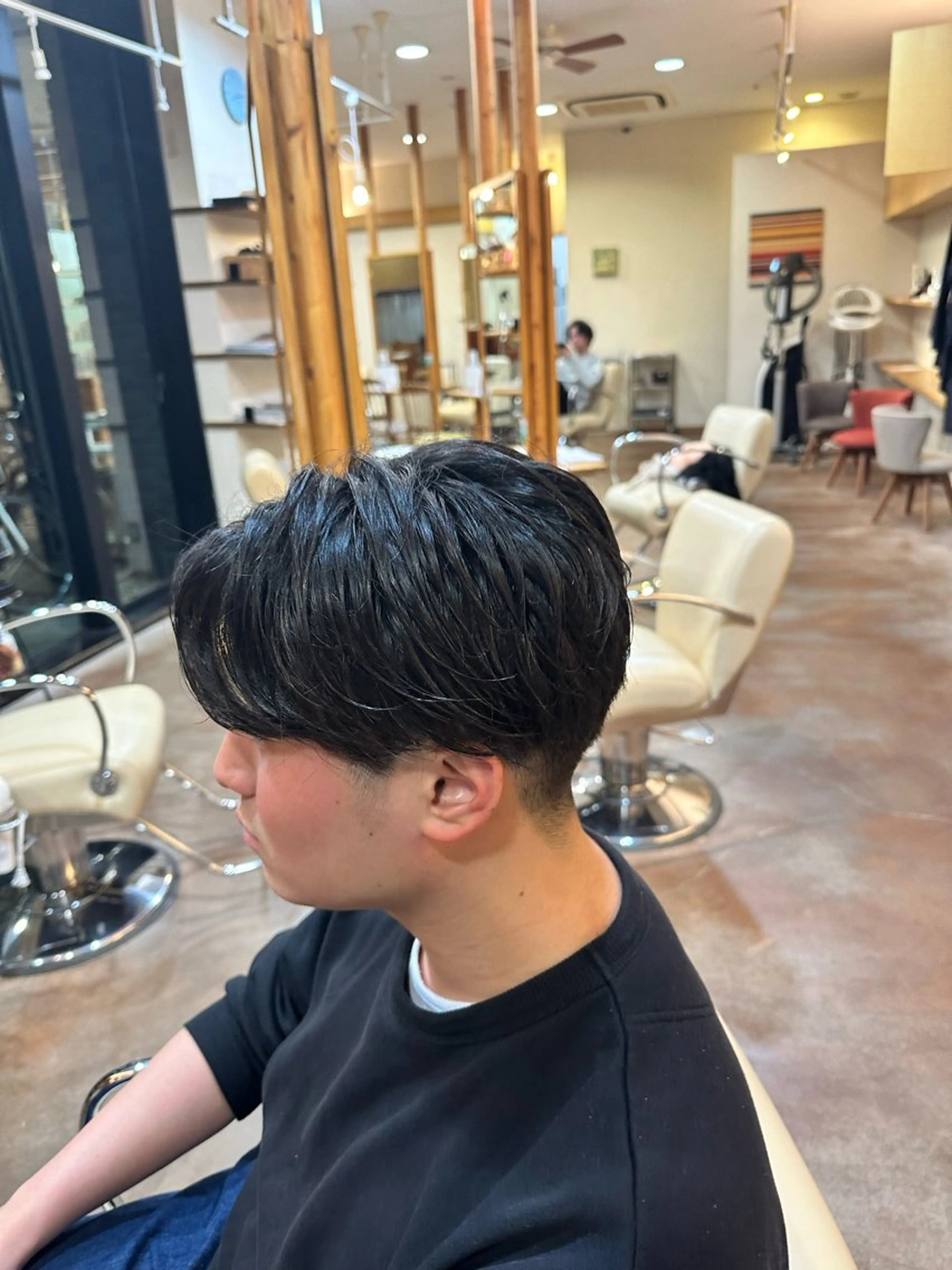 ショート パーマ メンズ Lit.自由が丘(SENJYU自由が丘)所属・【髪質改善/美髪】 ⭐️川嶋 陸央⭐️のヘアスタイル