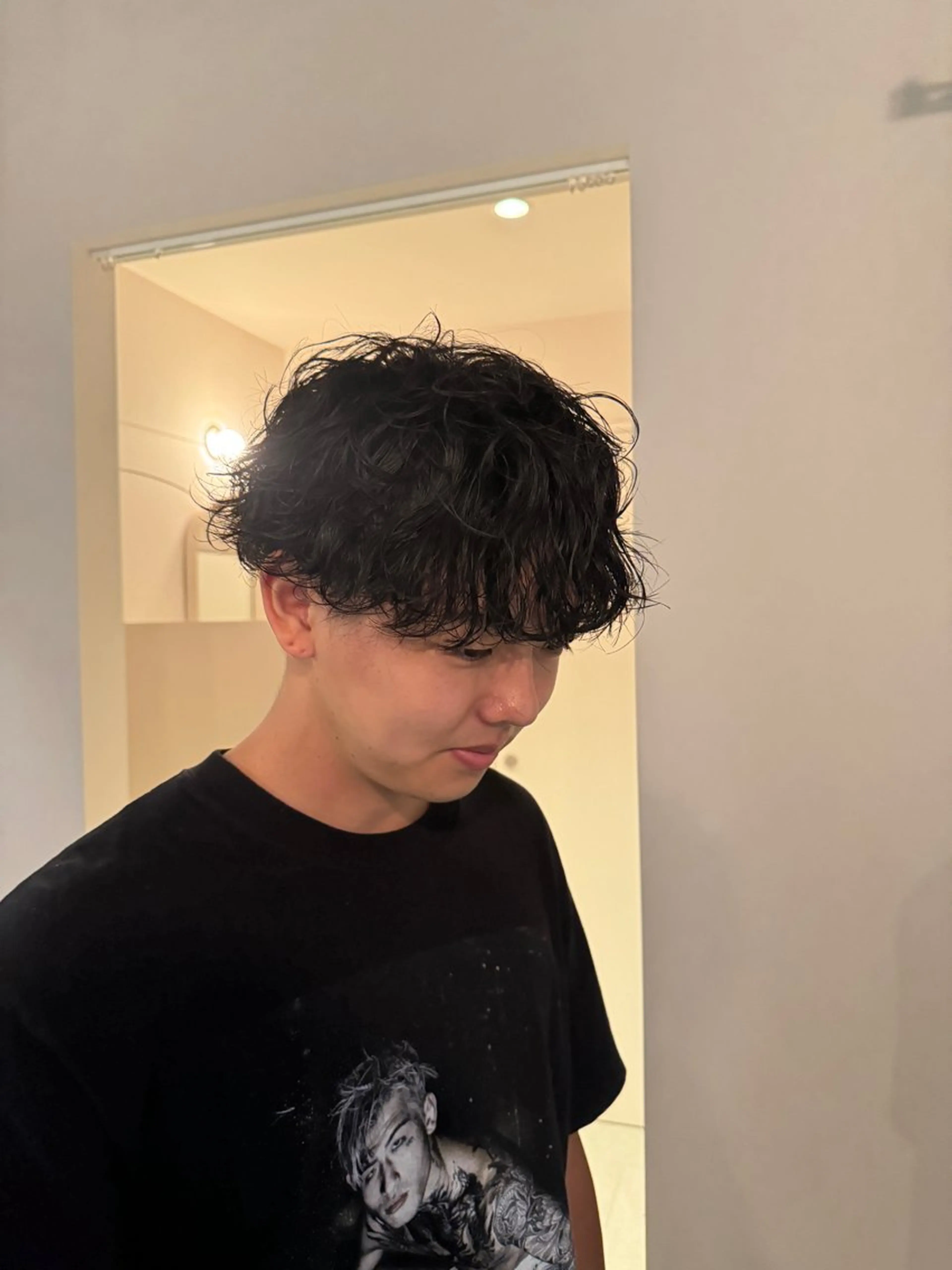 【メンズ】【平日限定】【U-24】cut＋波巻きパーマ🌀の写真