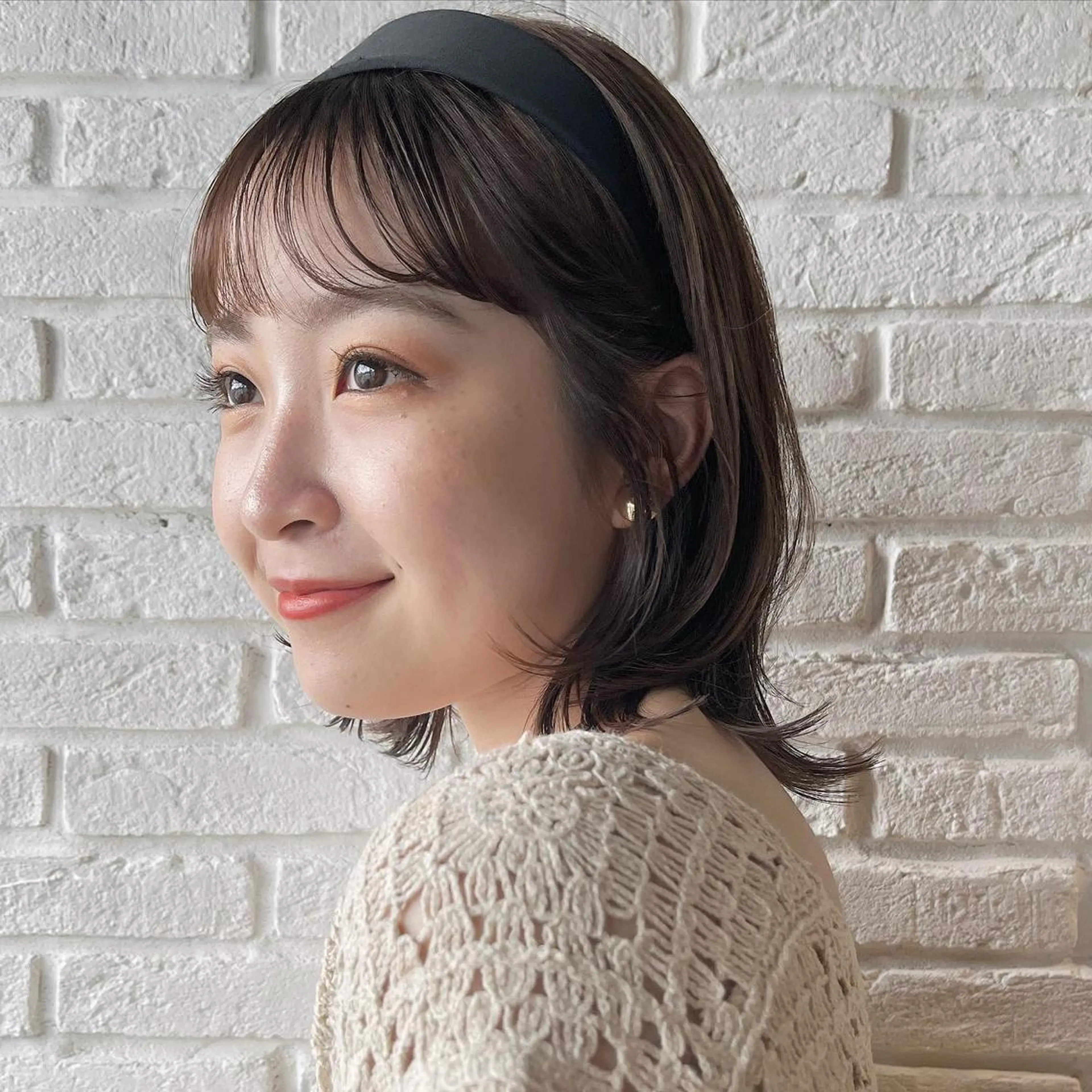 ミディアム カラー ブラウンカラー 透明感カラー 🌱ボブ/レイヤー/ ベージュ/あやみ✨のヘアスタイル