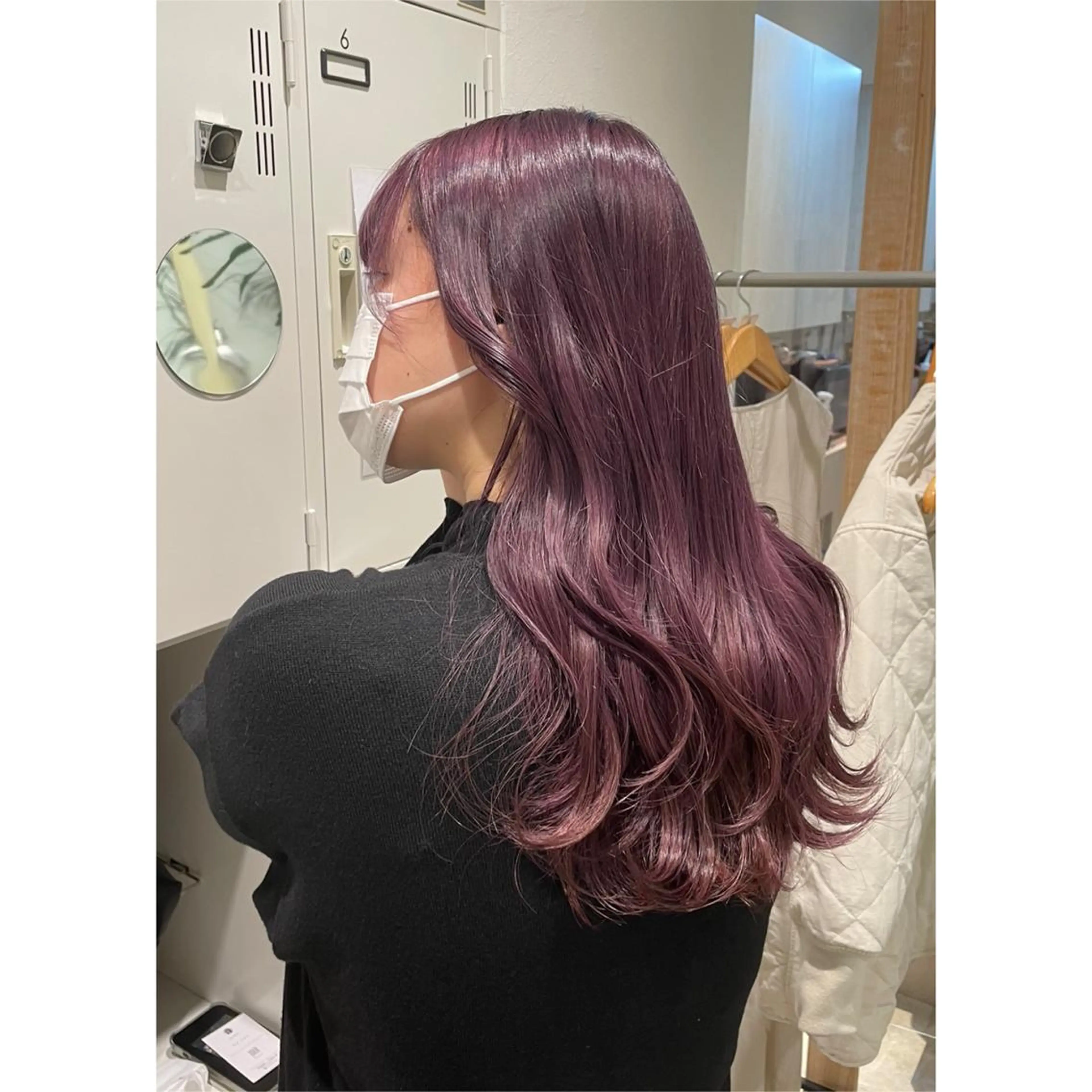 ロング カラー ラベンダーカラー ラベンダーピンク ピンクカラー ヘアカラー ピンクカラー🎀/ ミルクティー🍼花音のヘアスタイル