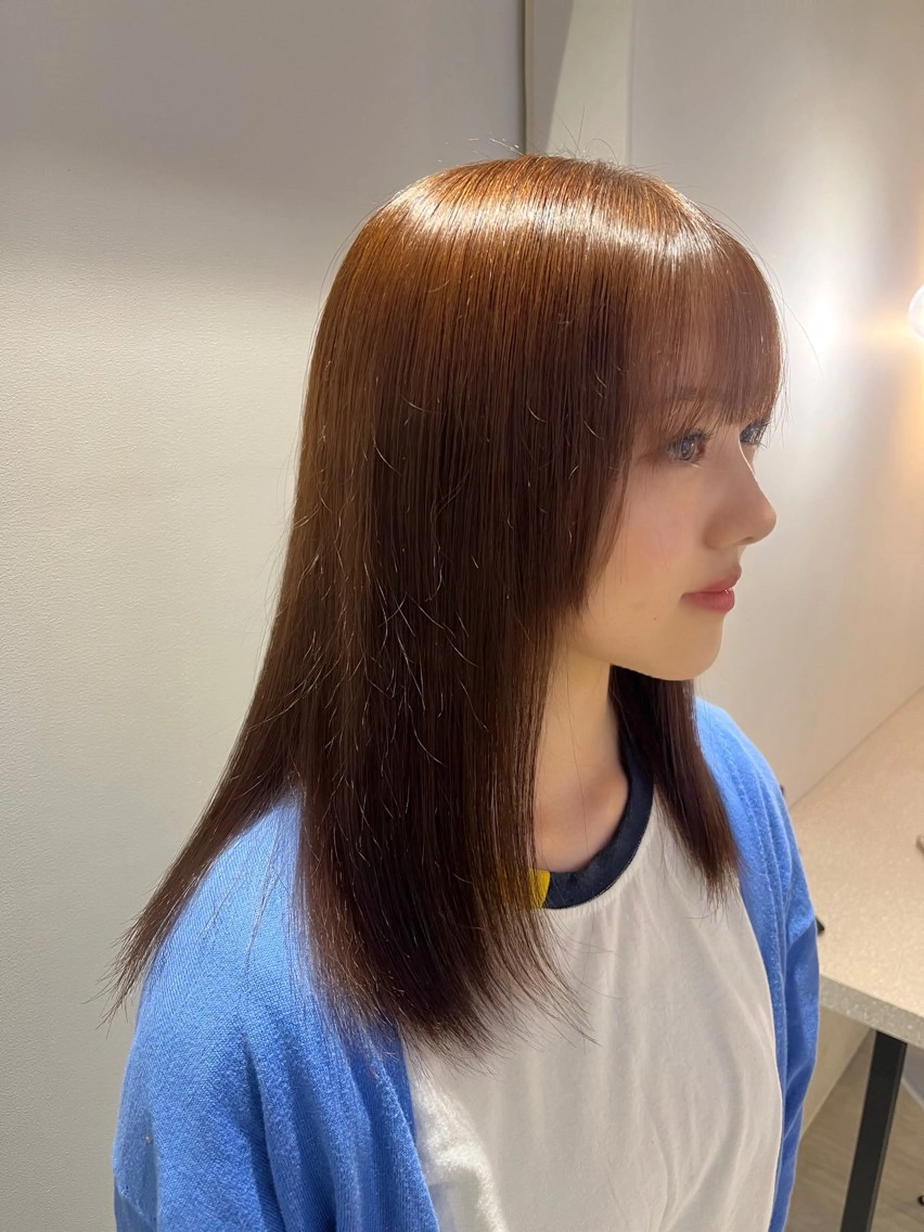 縮毛矯正 + 2step treatmentの写真
