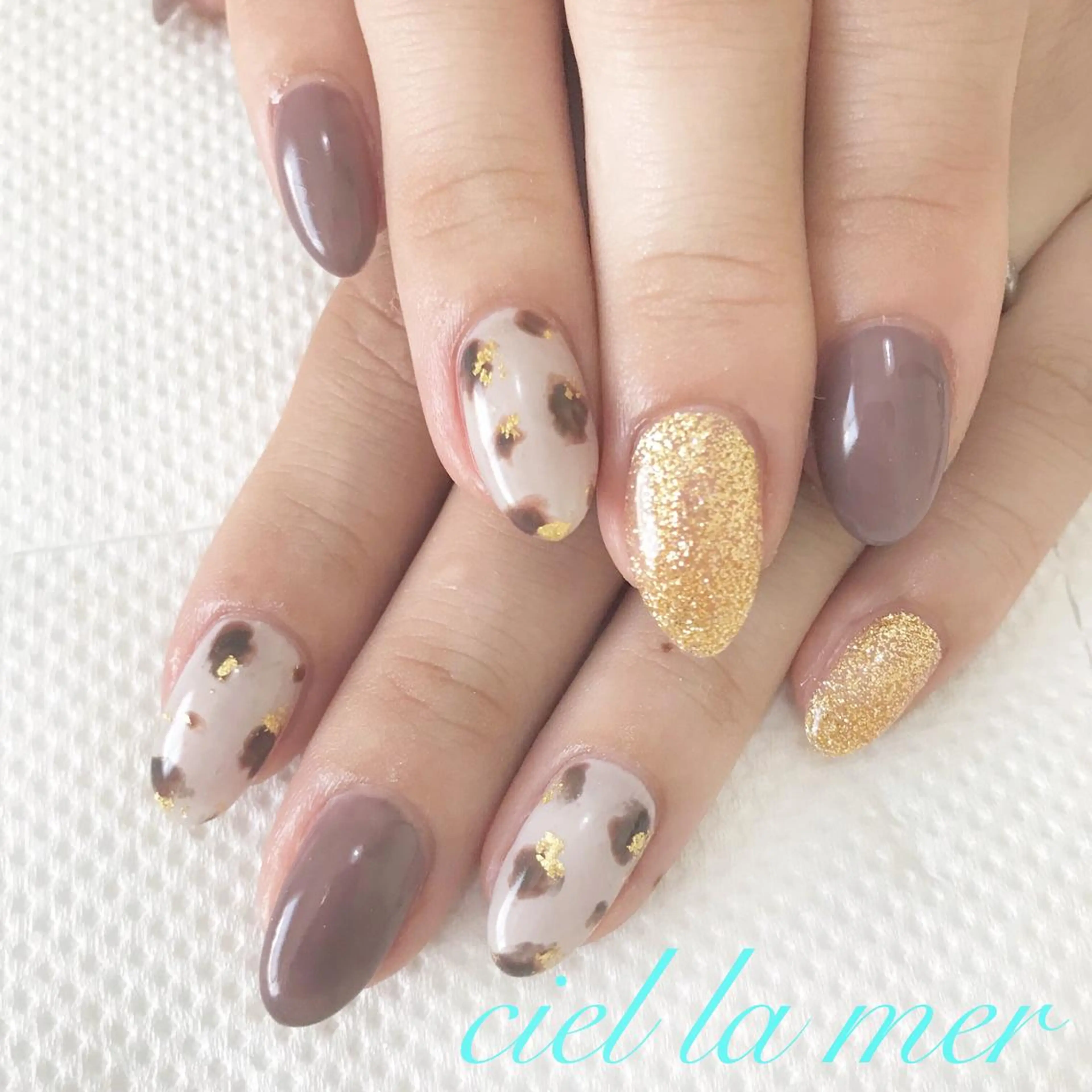 ネイル ハンドネイル フットネイル ciel la merのネイルデザイン