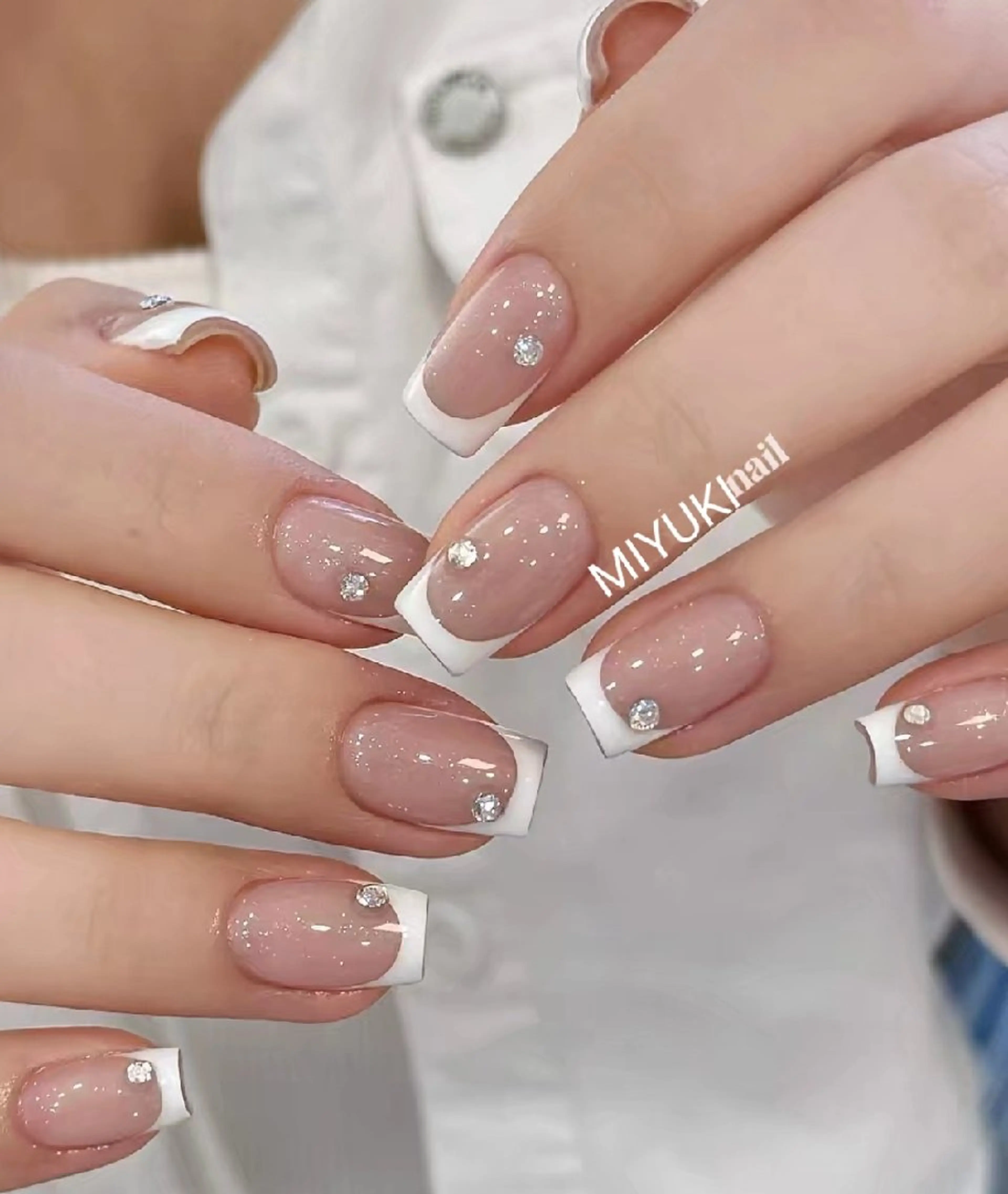 ネイル フレンチネイル ハンドネイル MIYUKI  美桜のネイルデザイン