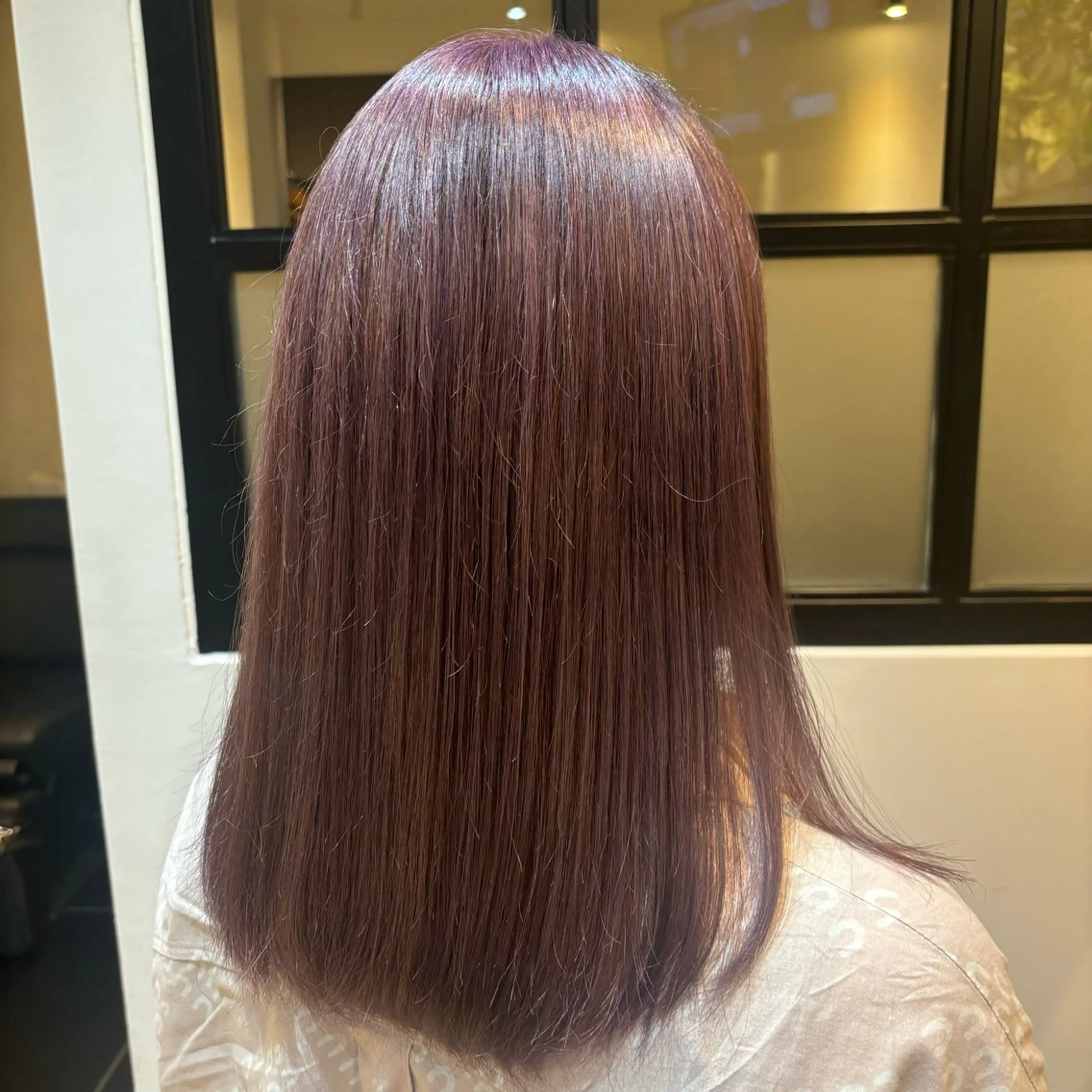 ミディアム カラー ラベンダーカラー ラベンダーピンク ピンクカラー ヘアカラー トリートメント Kiara ⭐️のヘアスタイル