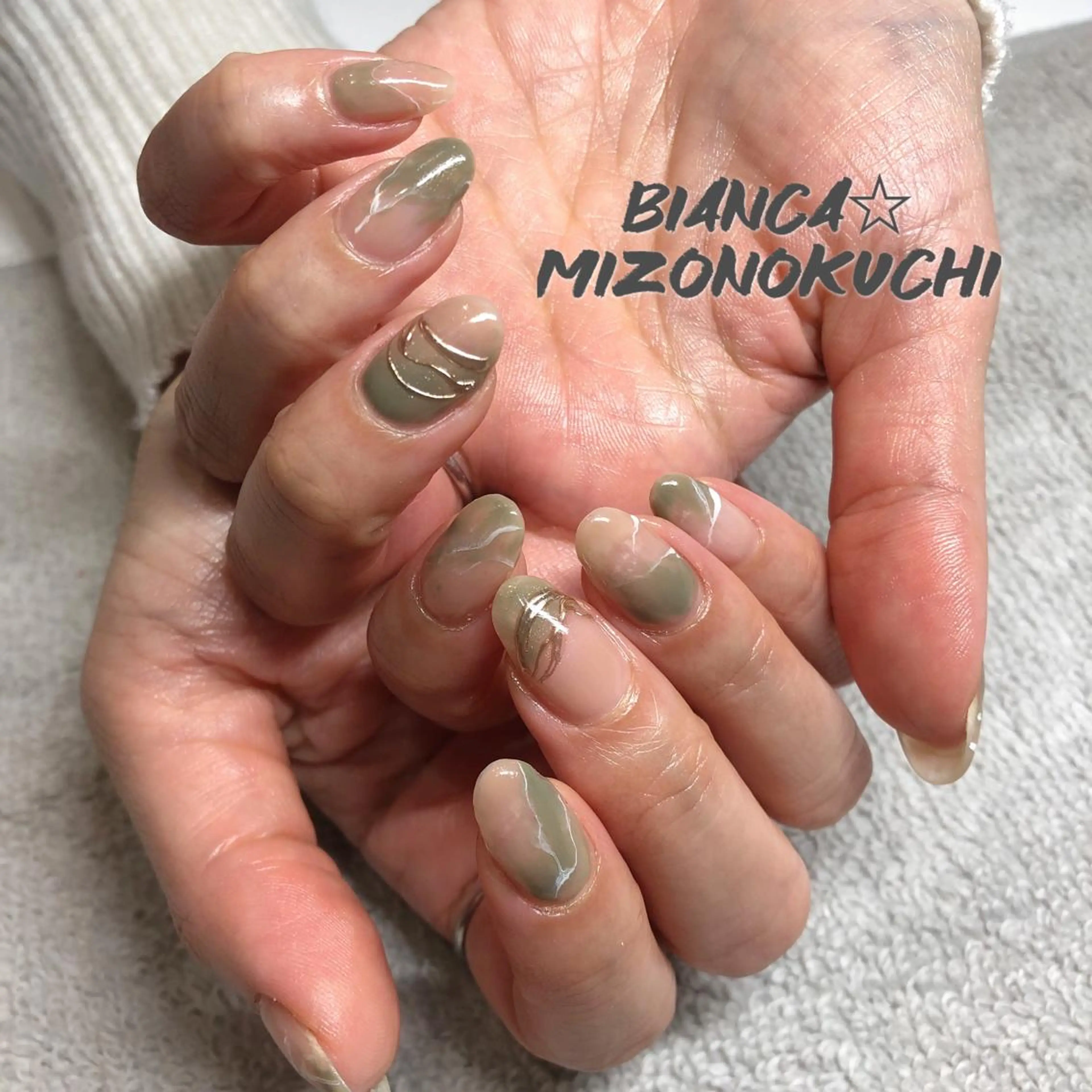 ネイル Bianca 溝の口 ASANOのネイルデザイン