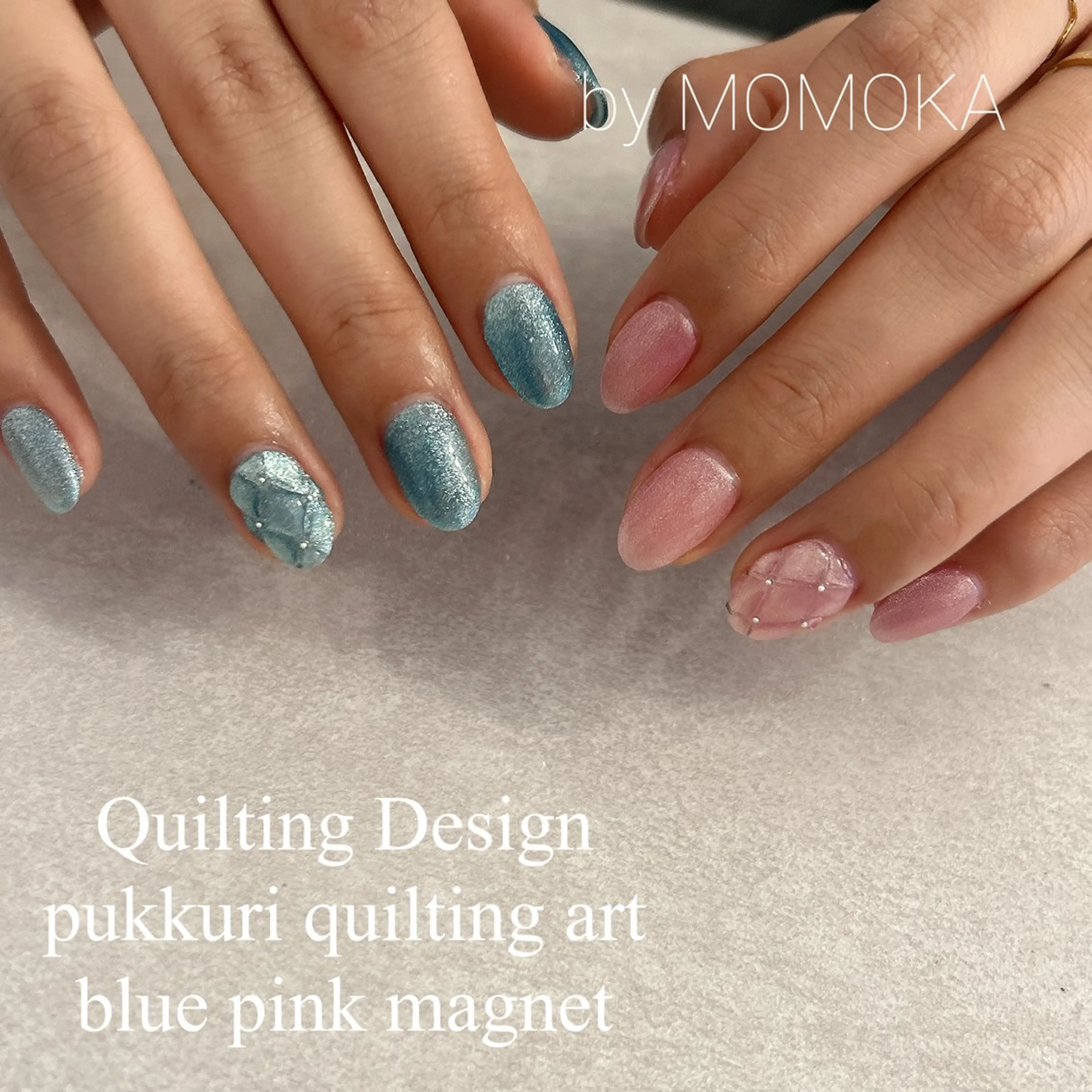 ネイル マグネットネイル ハンドネイル momoka_nails所属・Momo Nailsのネイルデザイン