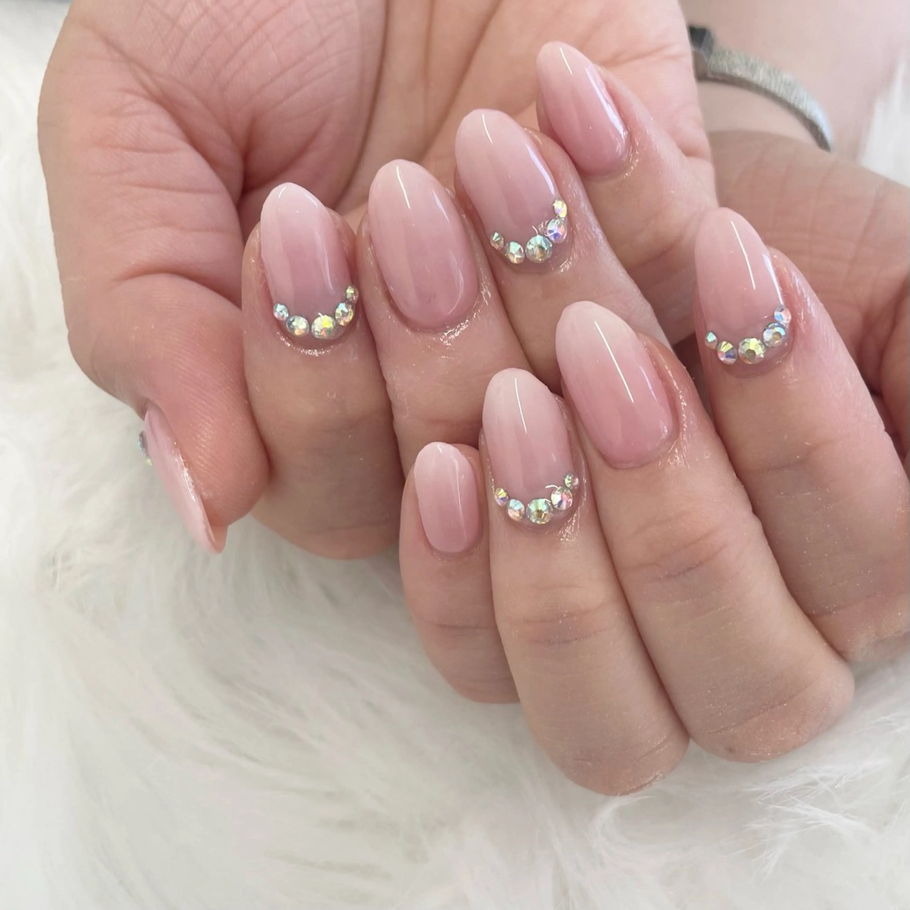 ネイル グラデーション シンプルネイル ハンドネイル JFYnail所属・昭和町ネイル 𝘯𝘢𝘮𝘪のネイルデザイン
