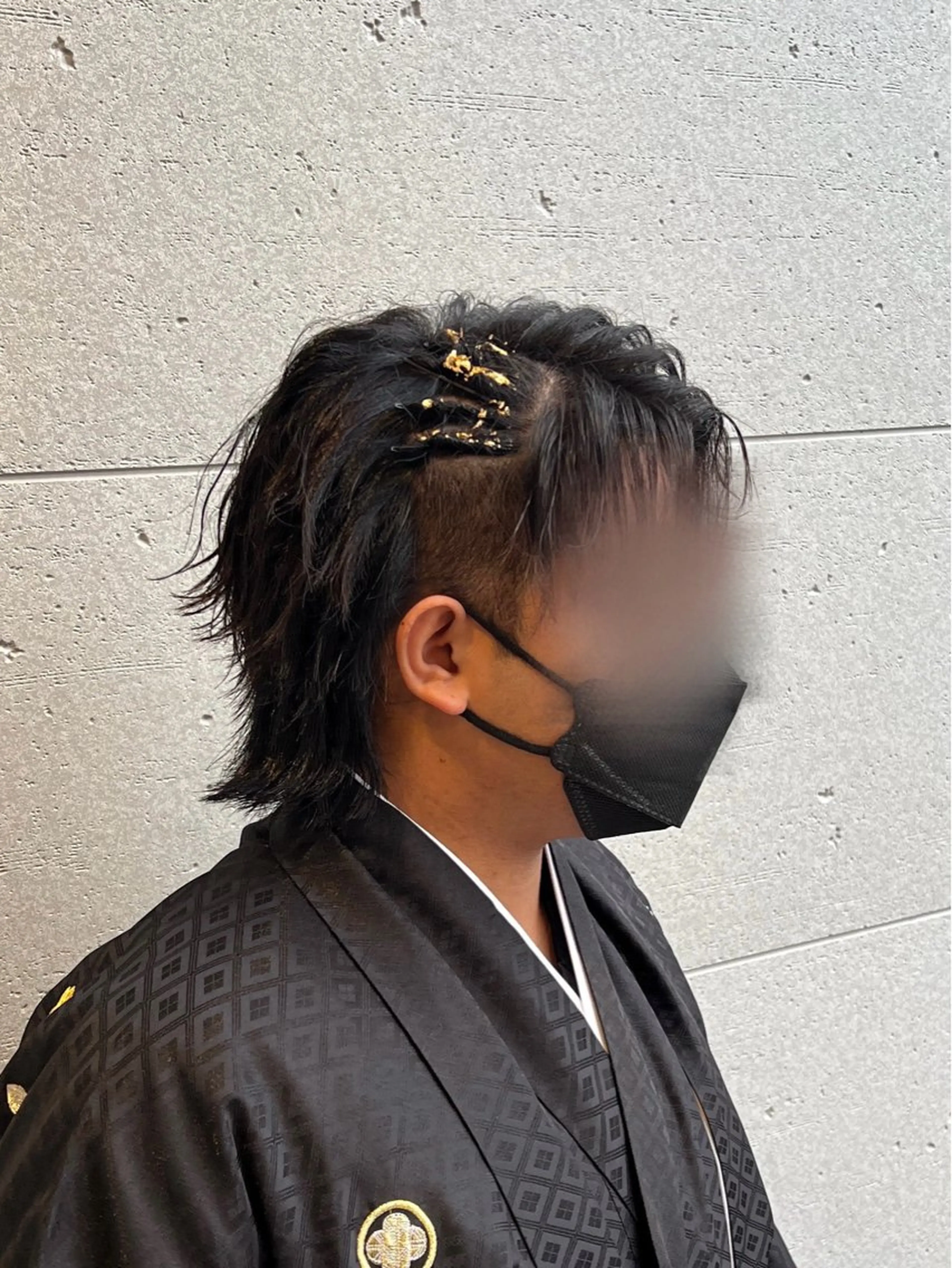 ヘアアレンジ メンズ 成人式 山口 玖瑠美のヘアスタイル