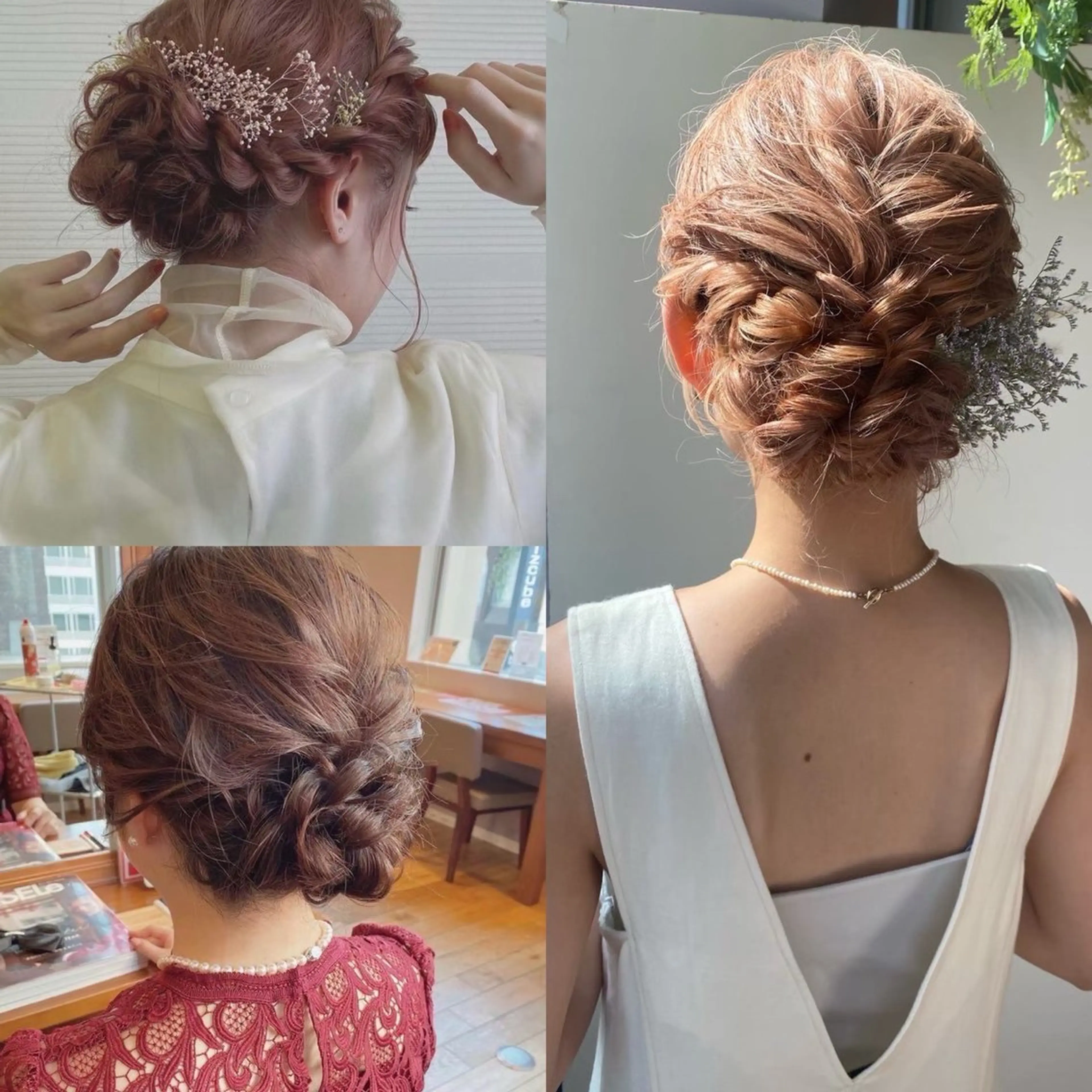 ヘアアレンジ ベージュ🧸/ボブ ダブルカラー/このかのヘアスタイル