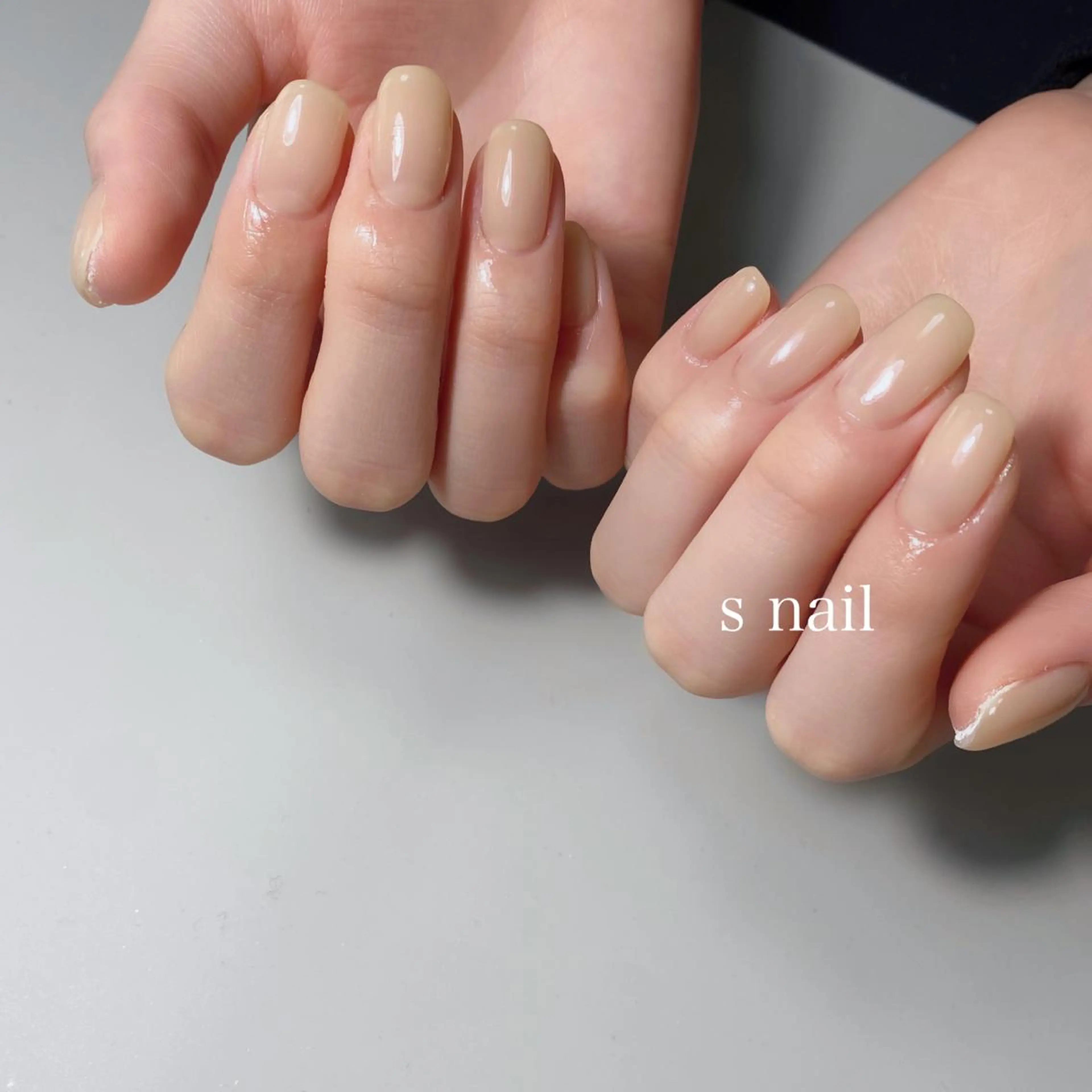 ネイル ワンカラーネイル ハンドネイル フットネイル s nail さとよしみゆきのネイルデザイン