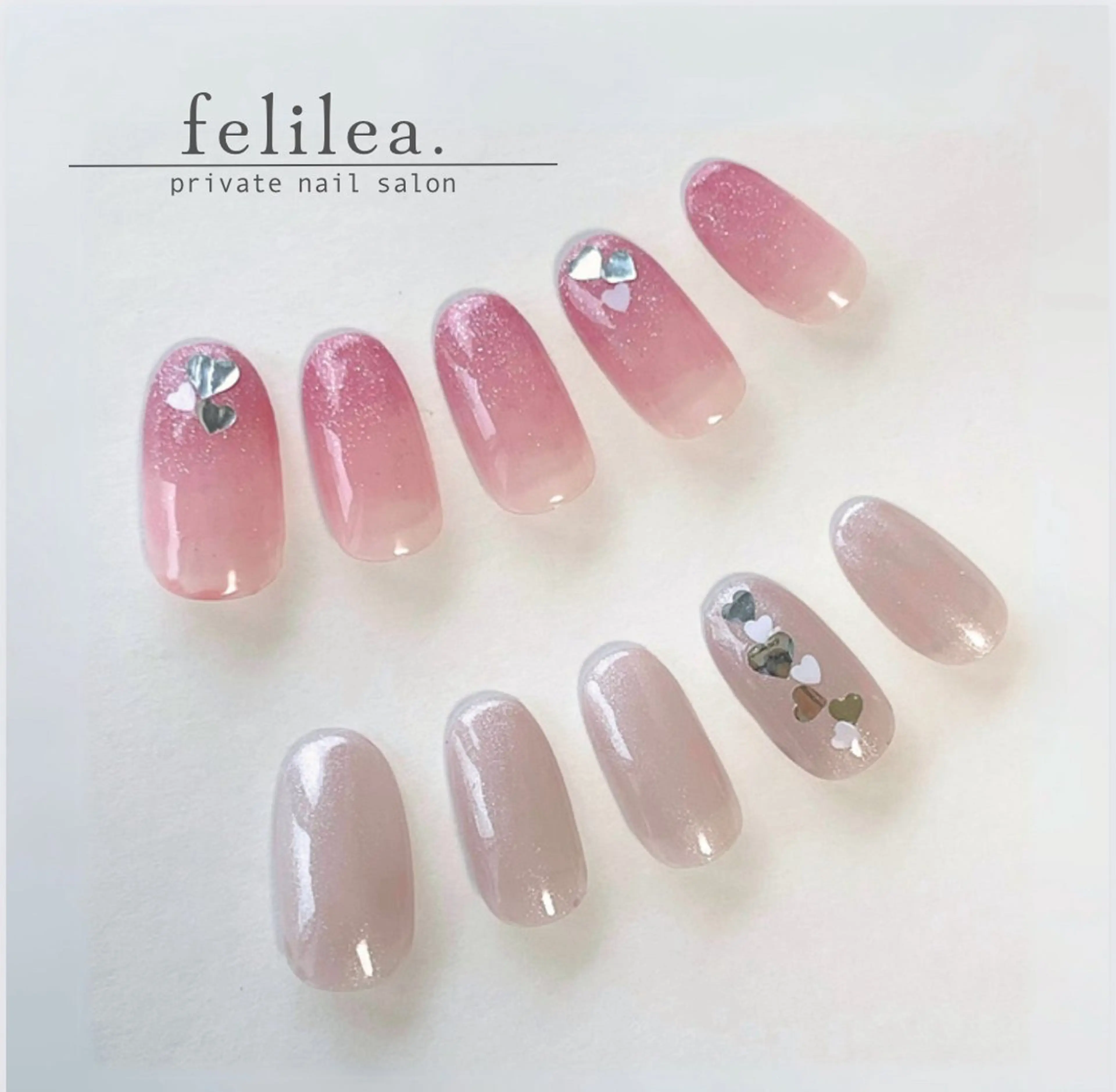 ネイル シンプルネイル バレンタイン n. chizuruのネイルデザイン