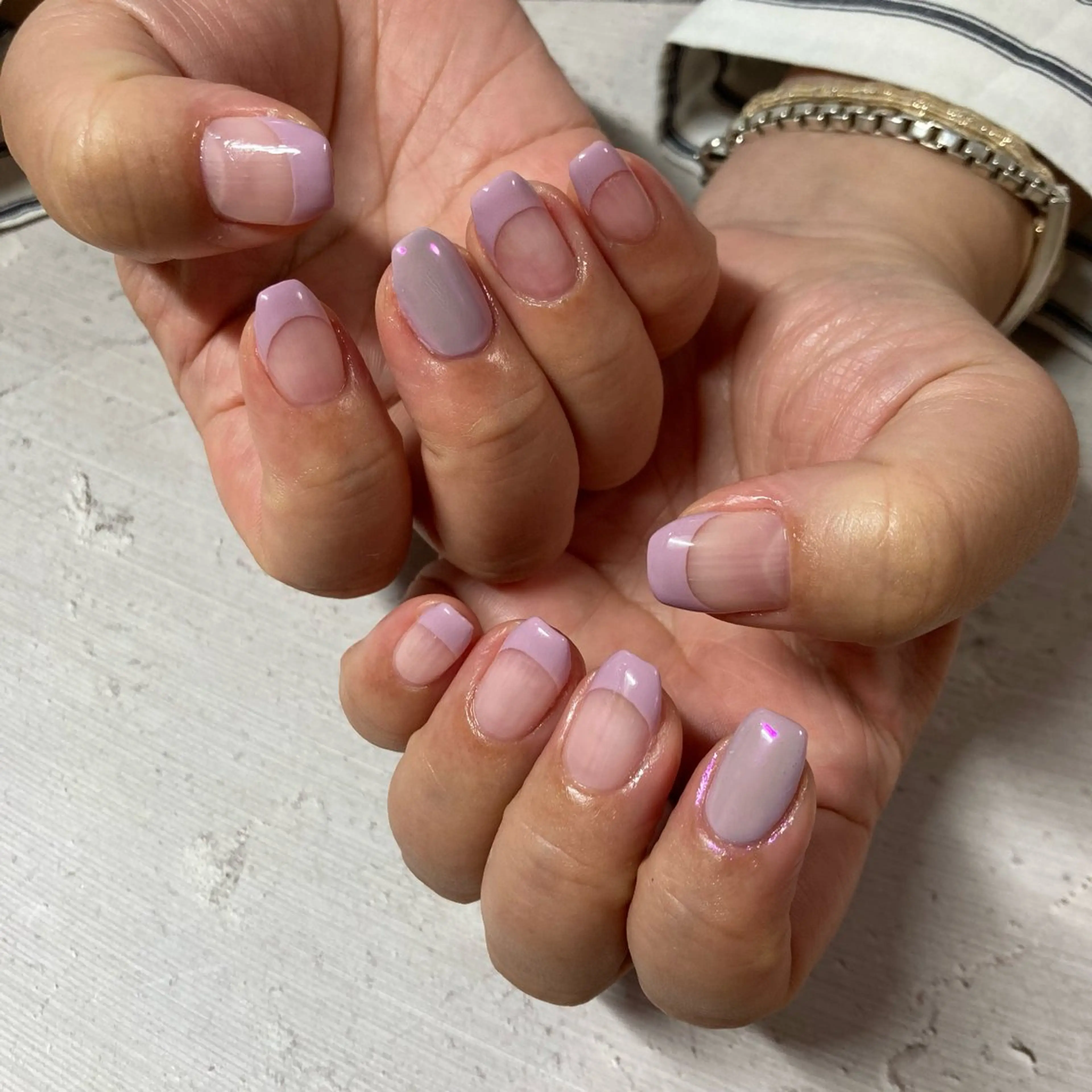 ネイル オーロラネイル ハンドネイル nails by sayaのネイルデザイン