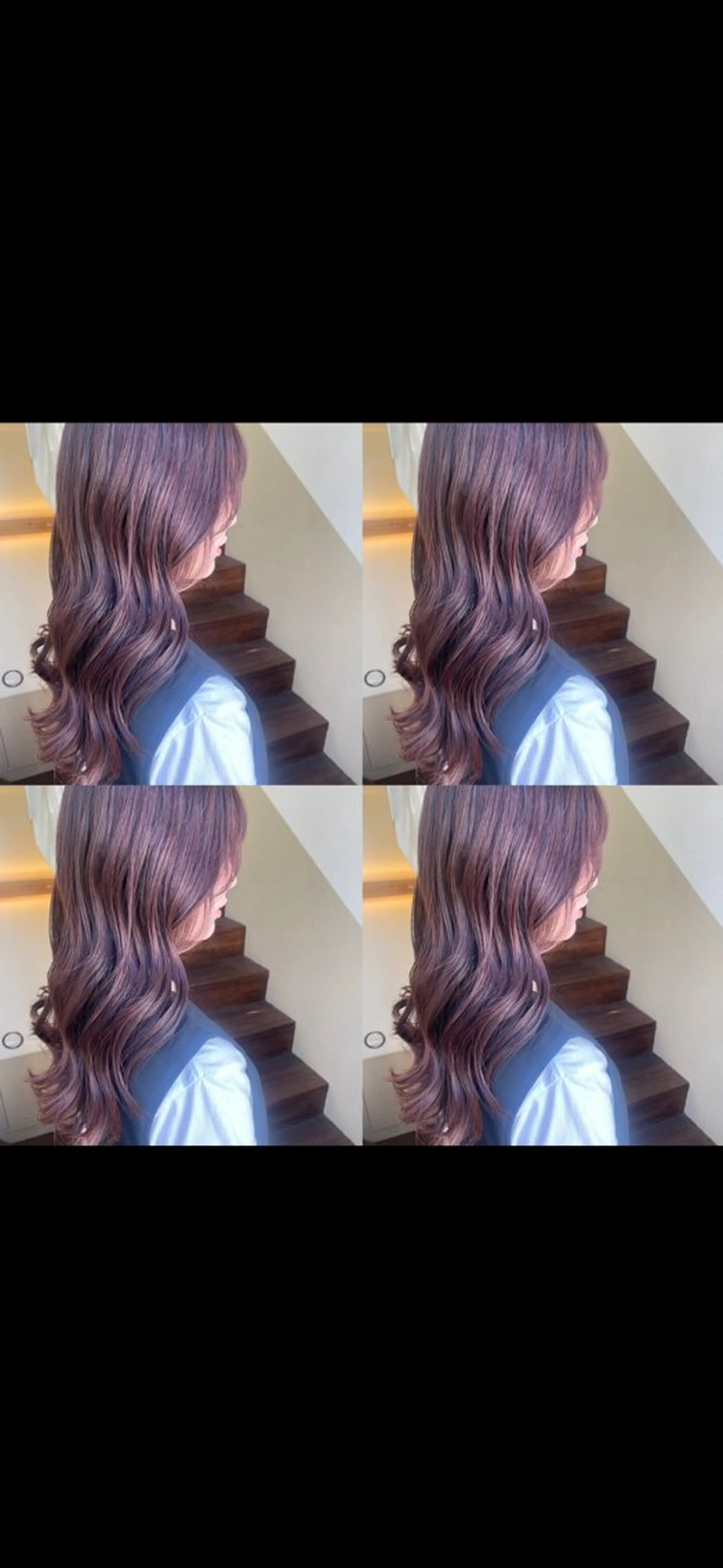 カラー ラベンダーカラー ピンクカラー ピンクラベンダー RuedeNoel/ 西川 絢音のヘアスタイル