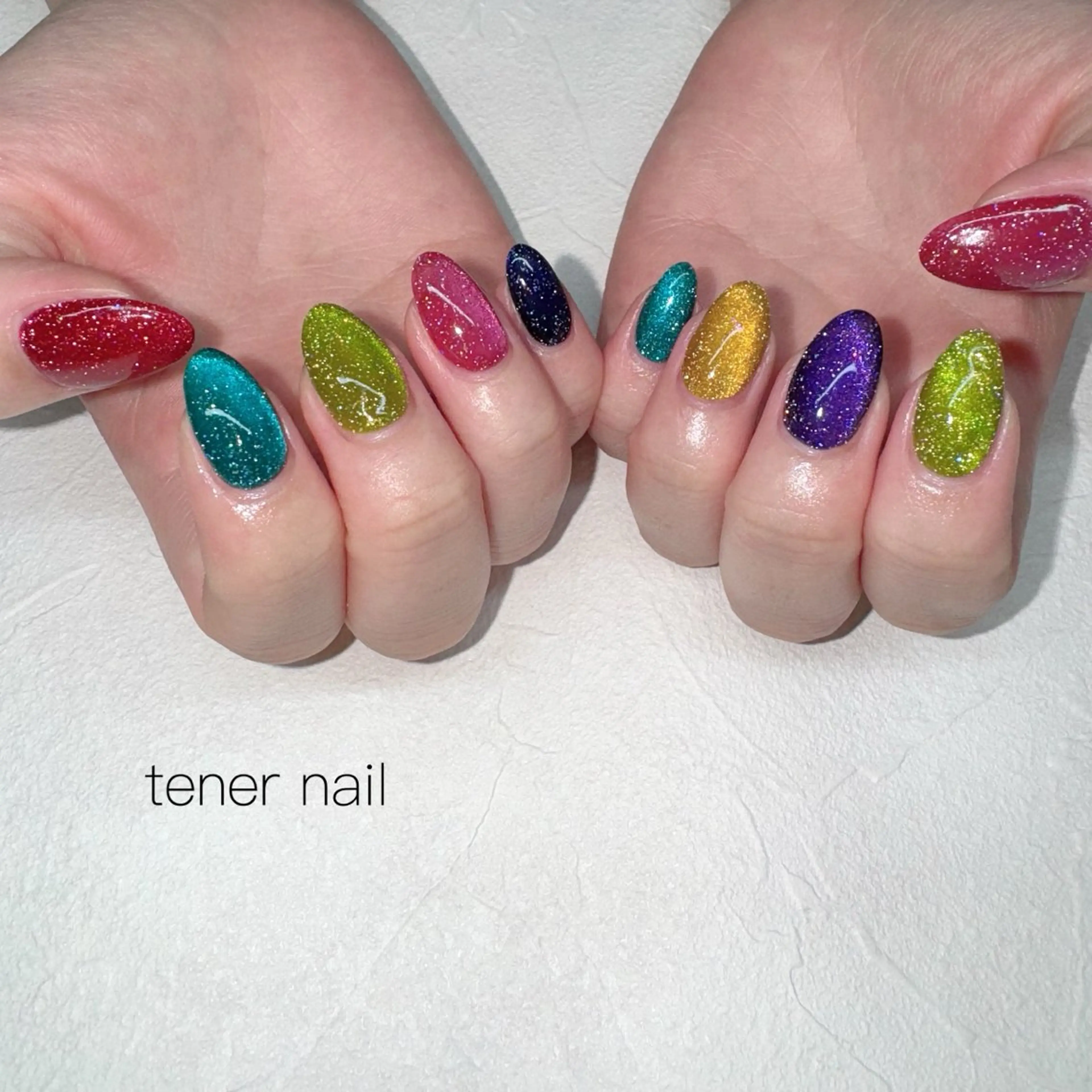ネイル マグネットネイル ハンドネイル tener  nail  テネルネイル所属・テネルネイル tener nailのネイルデザイン