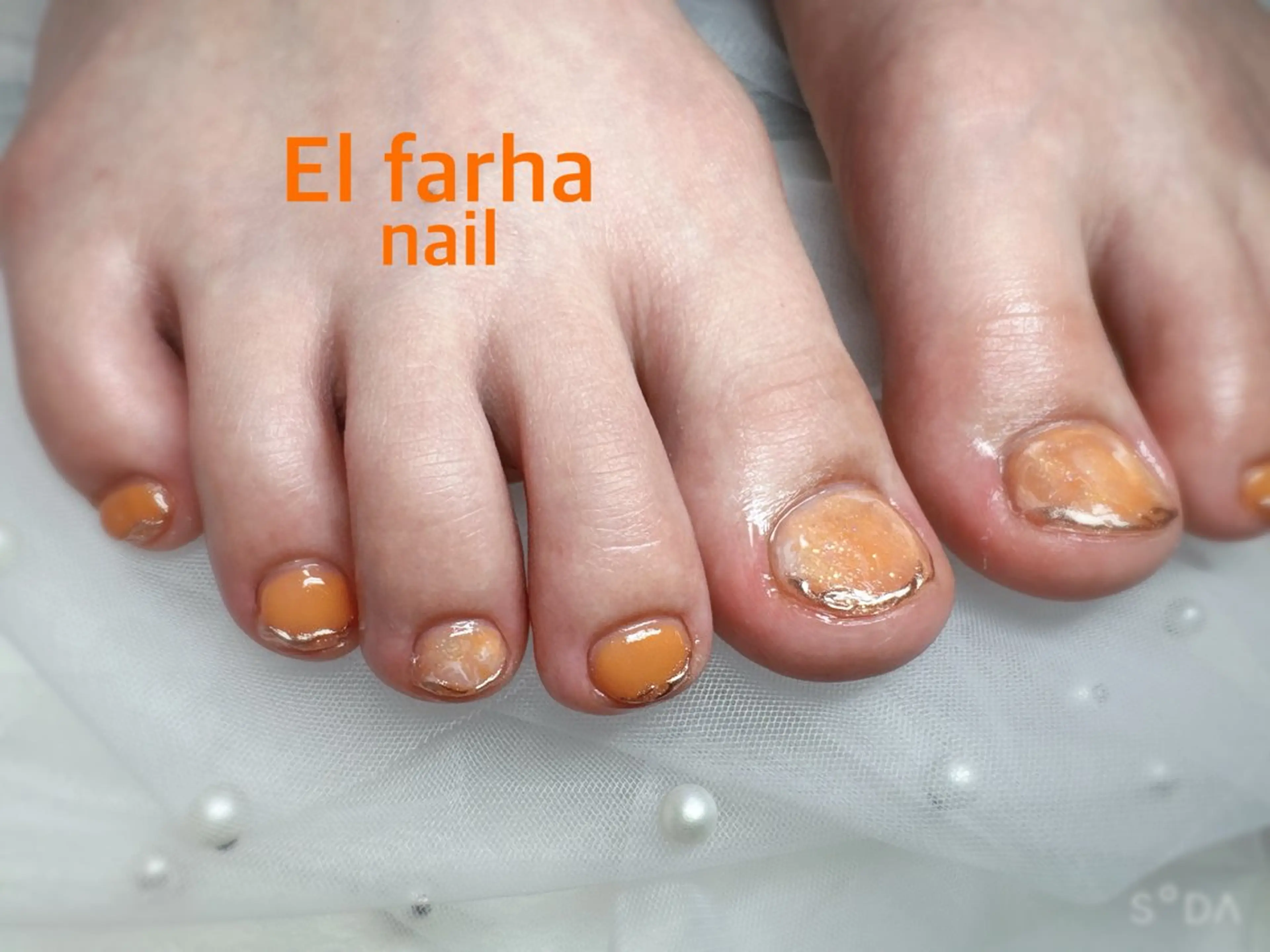 ネイル フットネイル El  Farha nailのネイルデザイン